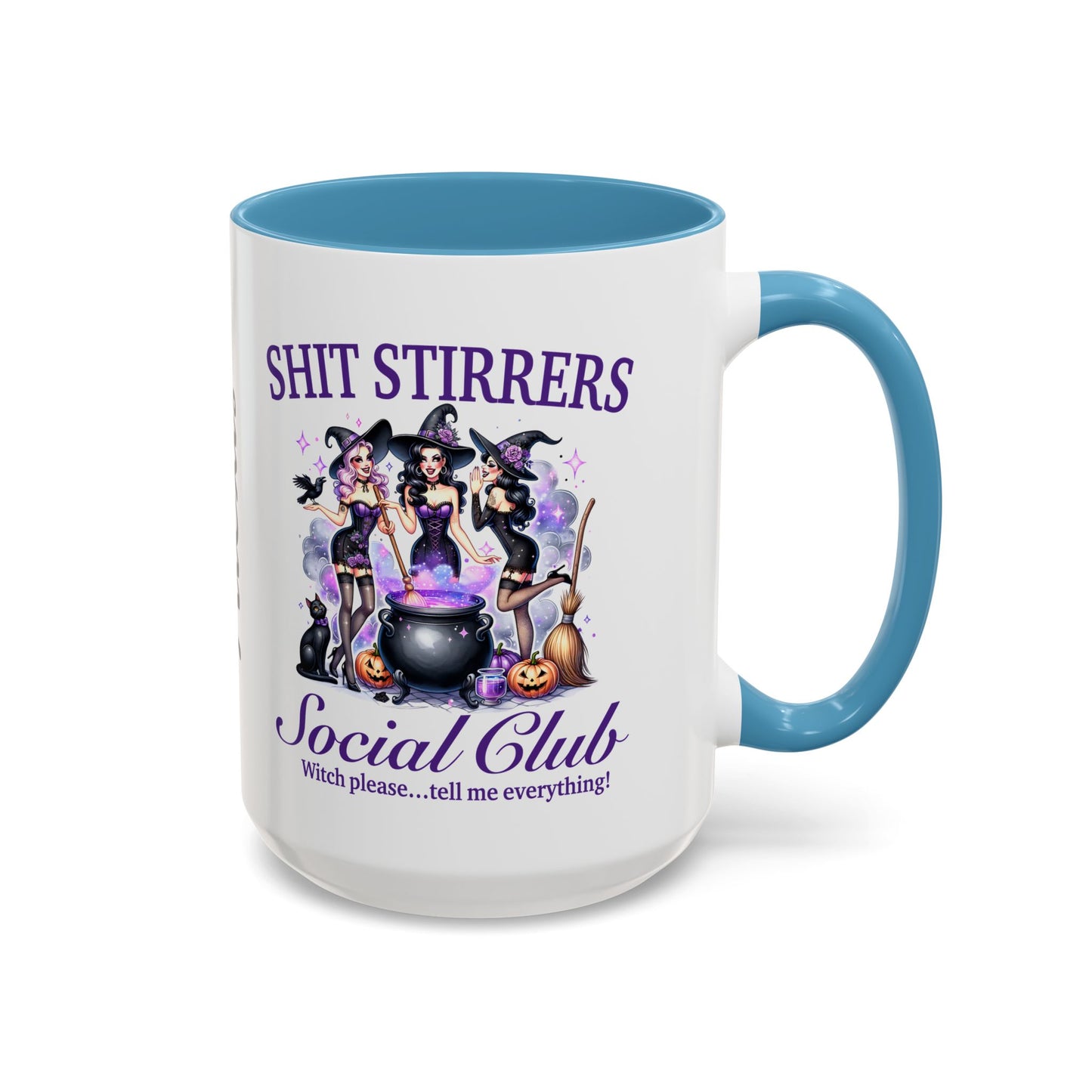 Shit Stirrers Fun Halloween Themed Accent Coffee Mug (11, 15oz), #5111