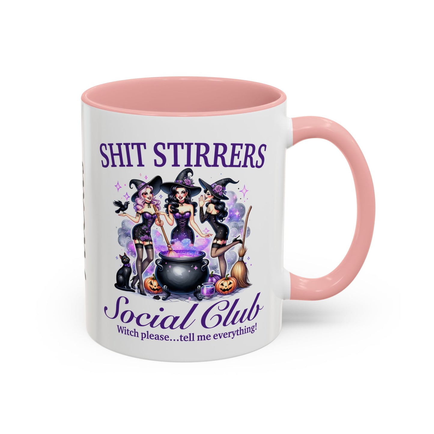Shit Stirrers Fun Halloween Themed Accent Coffee Mug (11, 15oz), #5111