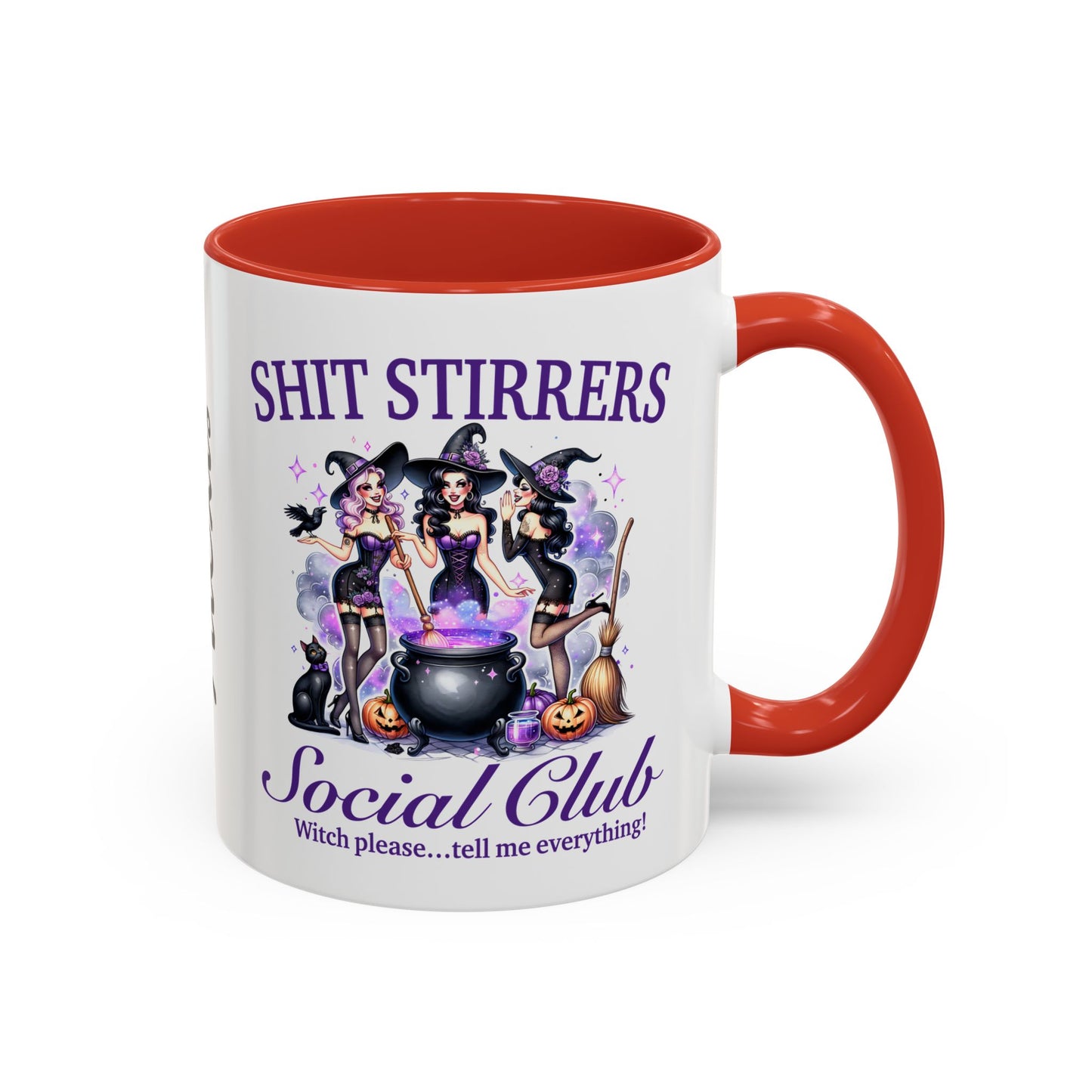 Shit Stirrers Fun Halloween Themed Accent Coffee Mug (11, 15oz), #5111