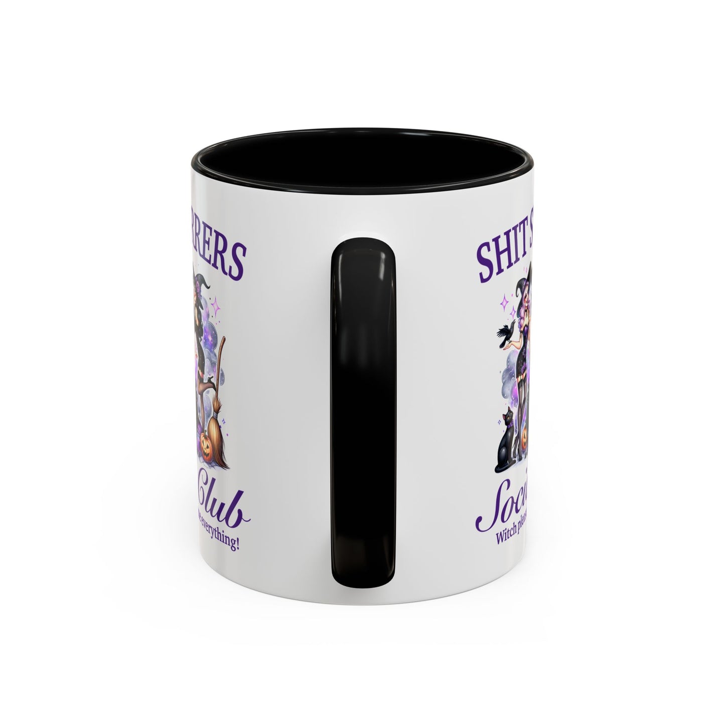 Shit Stirrers Fun Halloween Themed Accent Coffee Mug (11, 15oz), #5111
