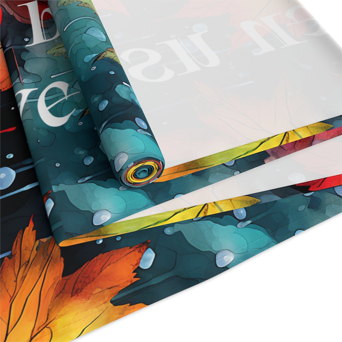Fall Leaves Table Runner - Autumn, Personalized Home Decor, Holiday Dining Room Decor, Festive Kitchen Linens, 2 Sizes Available