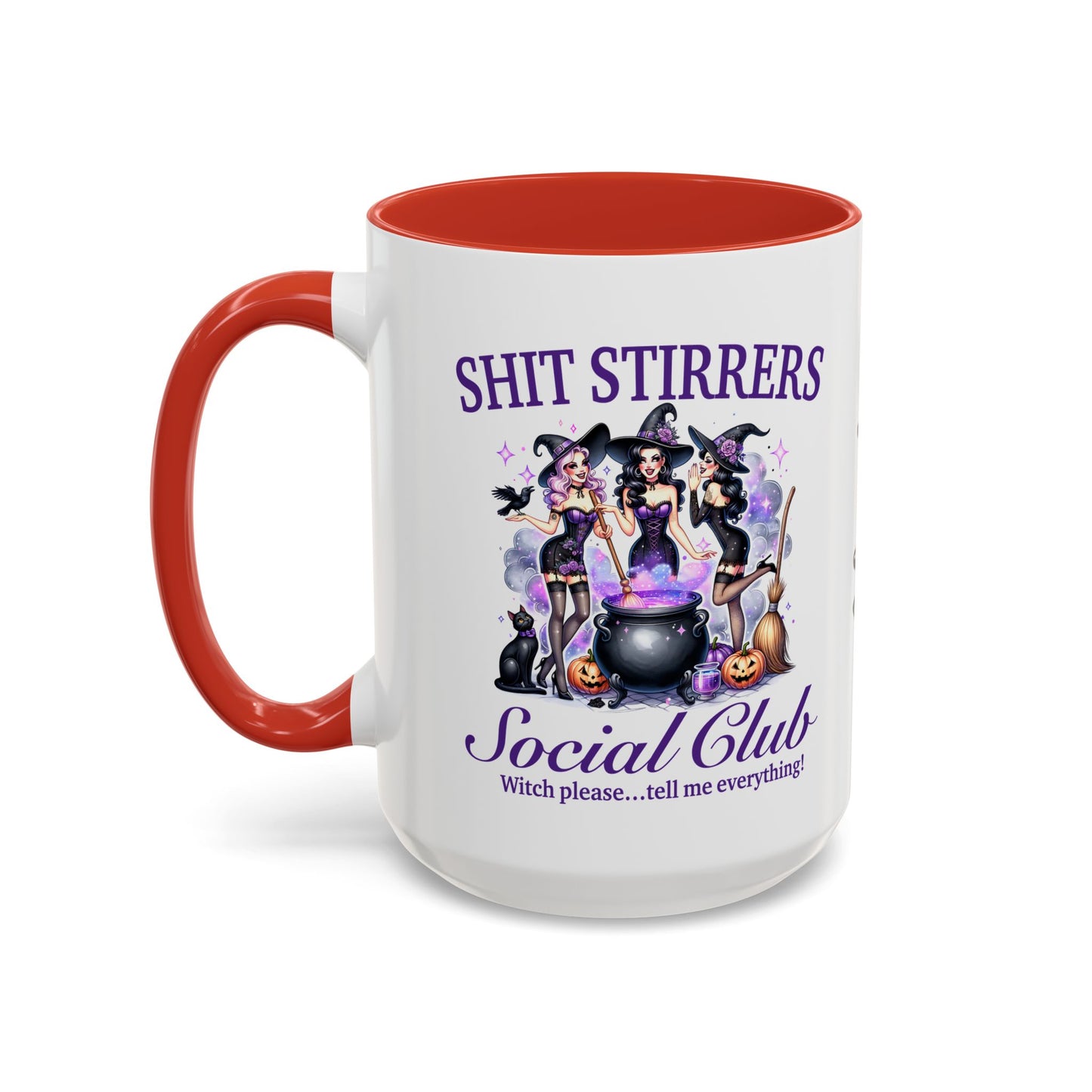 Shit Stirrers Fun Halloween Themed Accent Coffee Mug (11, 15oz), #5111