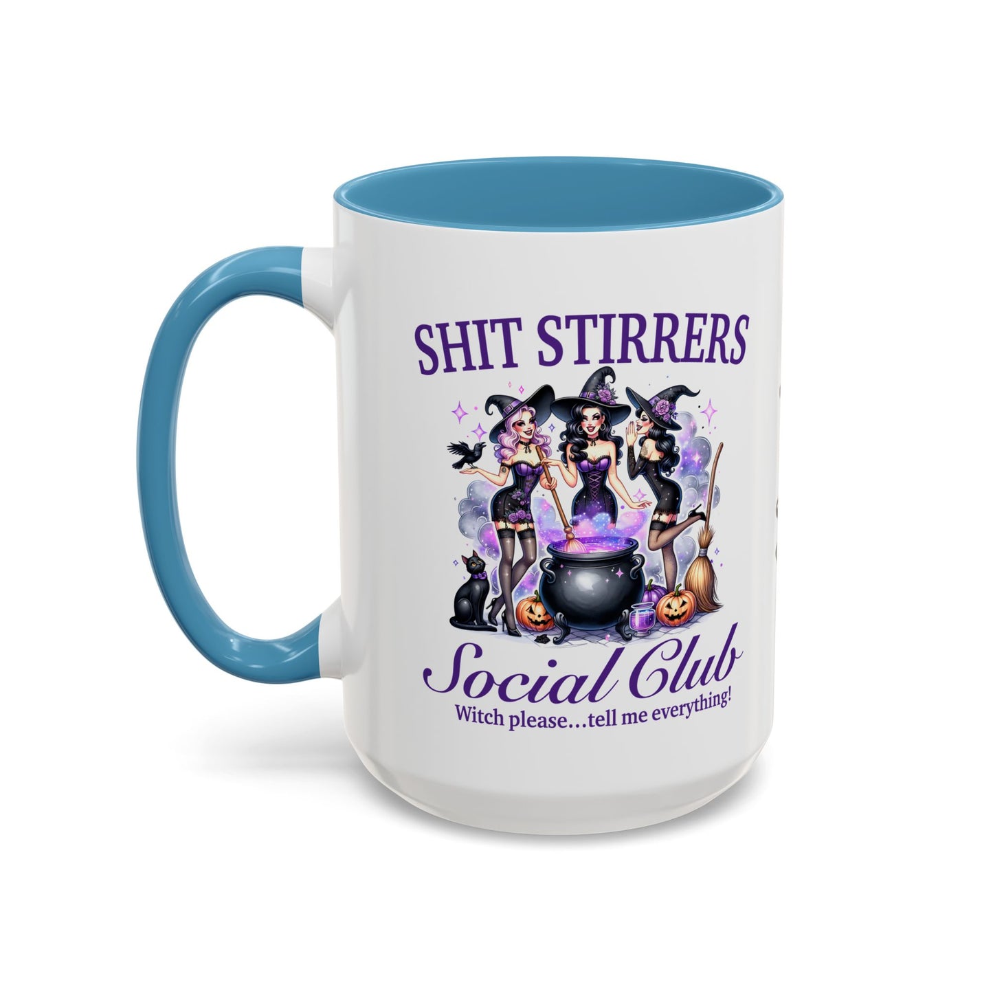 Shit Stirrers Fun Halloween Themed Accent Coffee Mug (11, 15oz), #5111