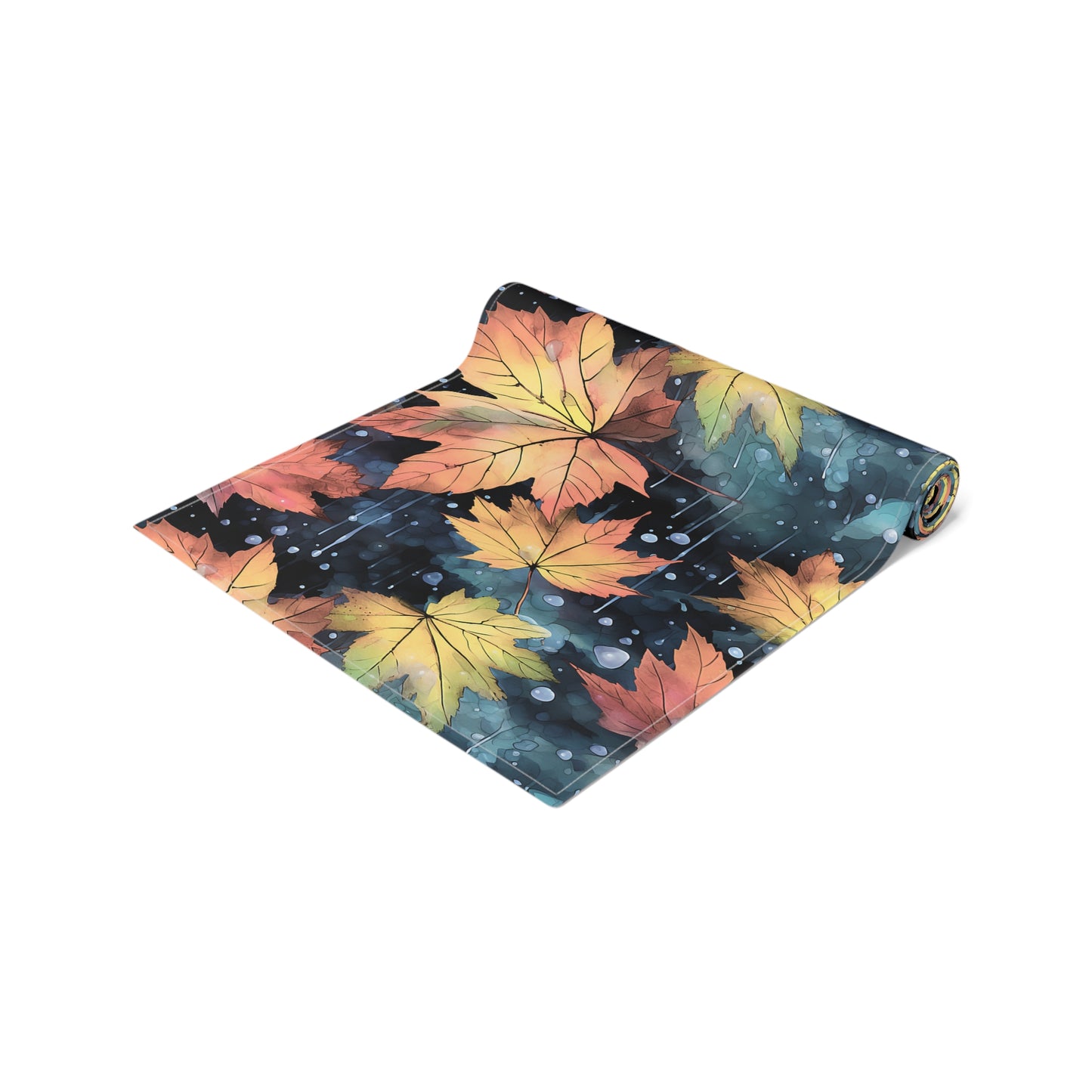 Fall Leaves Table Runner - Autumn, Personalized Home Decor, Holiday Dining Room Decor, Festive Kitchen Linens, 2 Sizes Available