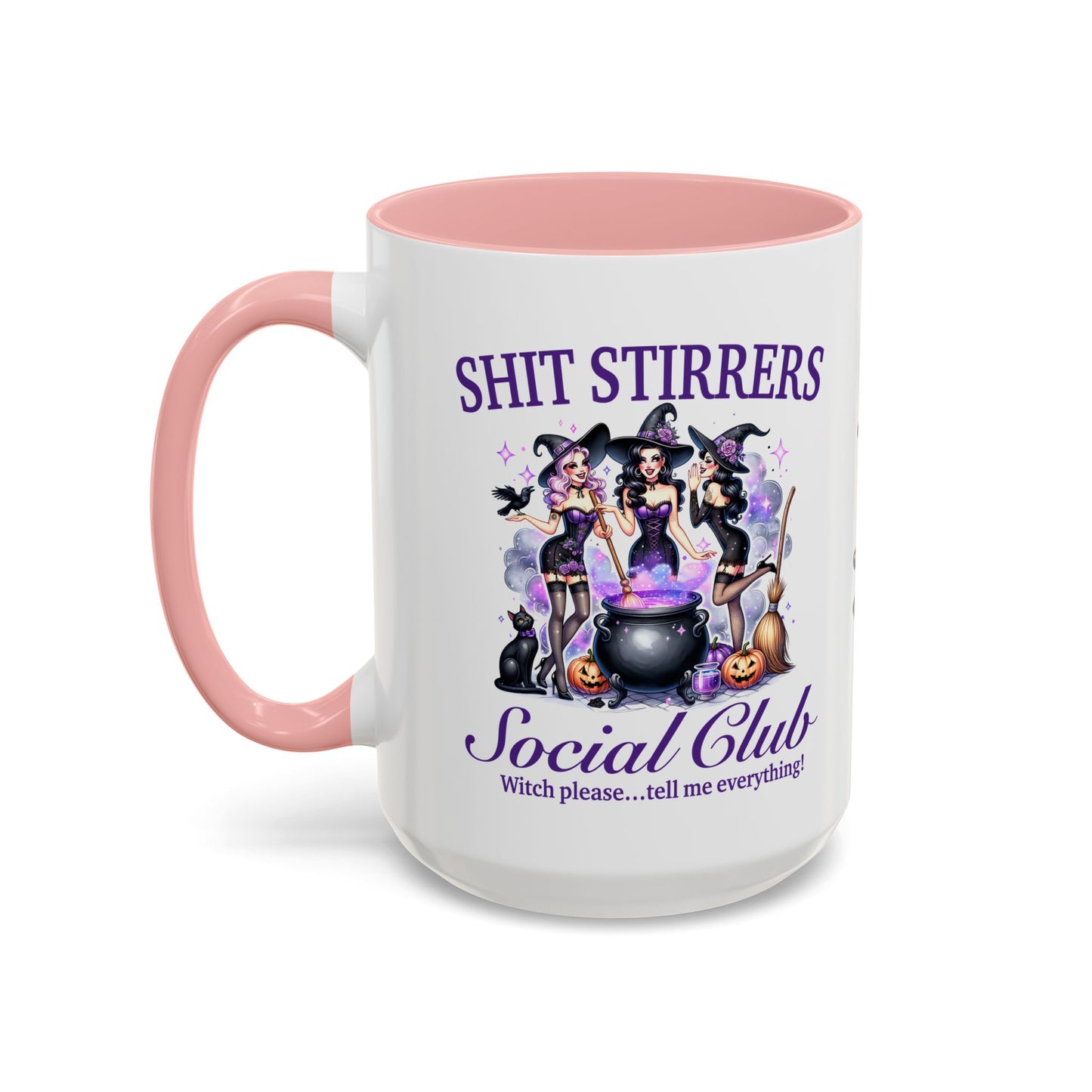 Shit Stirrers Fun Halloween Themed Accent Coffee Mug (11, 15oz), #5111