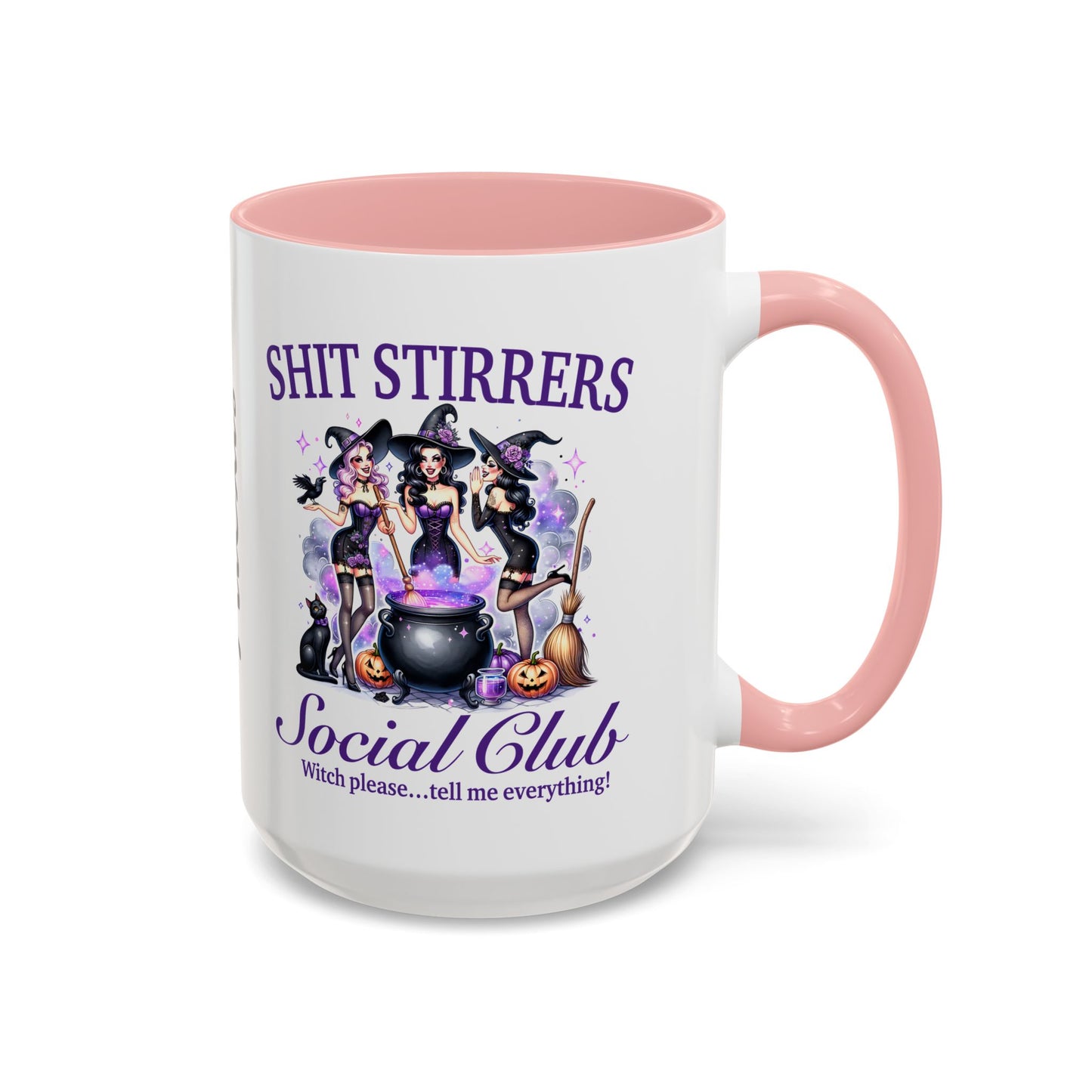 Shit Stirrers Fun Halloween Themed Accent Coffee Mug (11, 15oz), #5111
