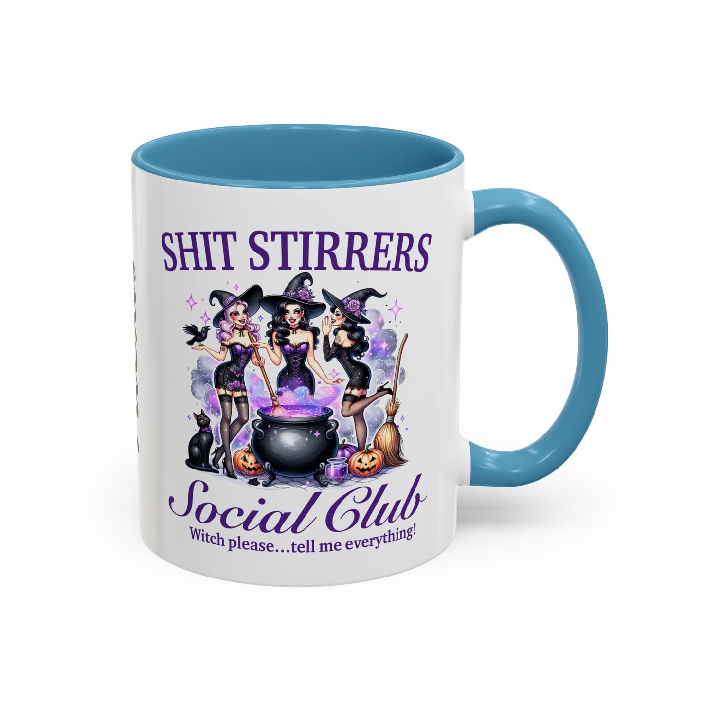 Shit Stirrers Fun Halloween Themed Accent Coffee Mug (11, 15oz), #5111