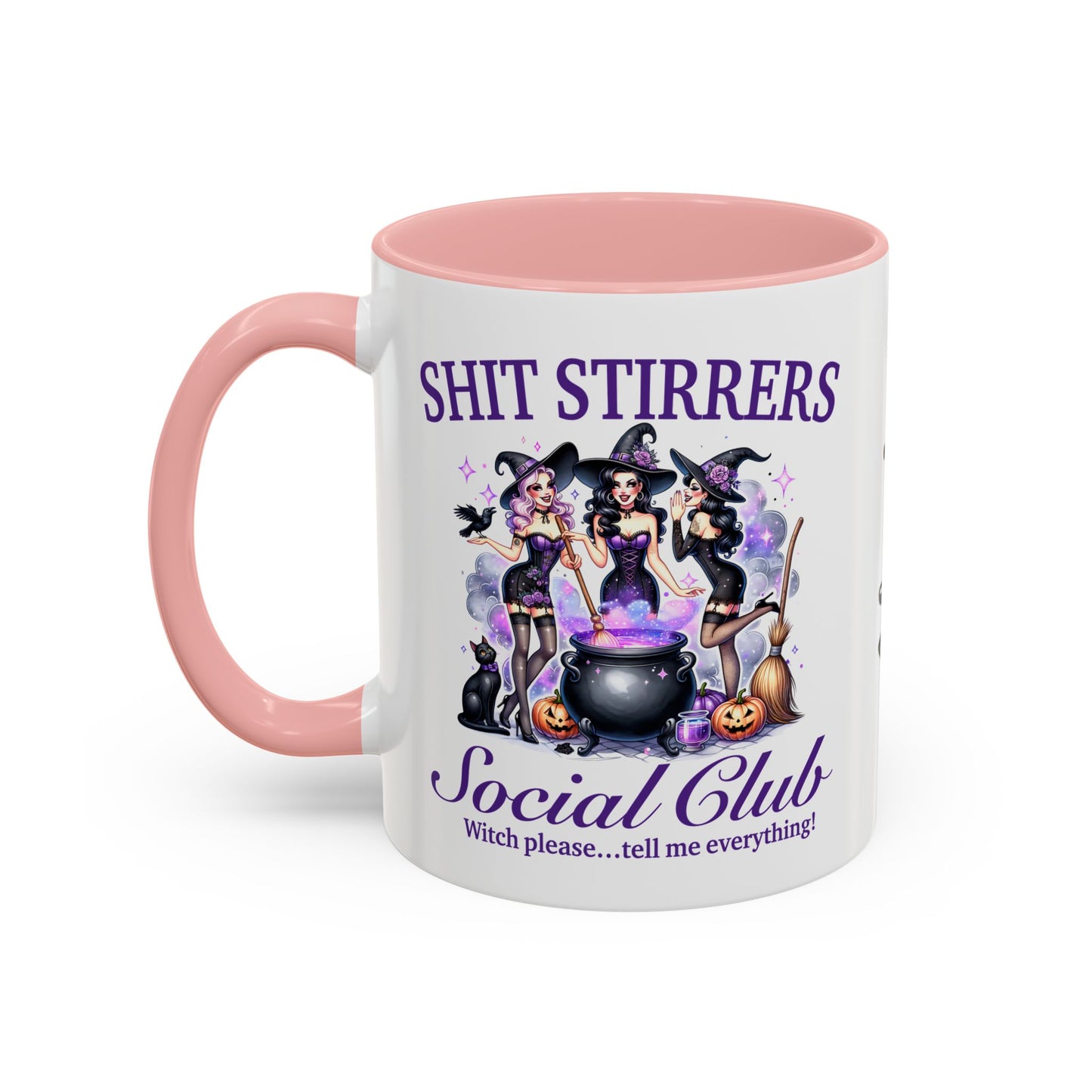 Shit Stirrers Fun Halloween Themed Accent Coffee Mug (11, 15oz), #5111