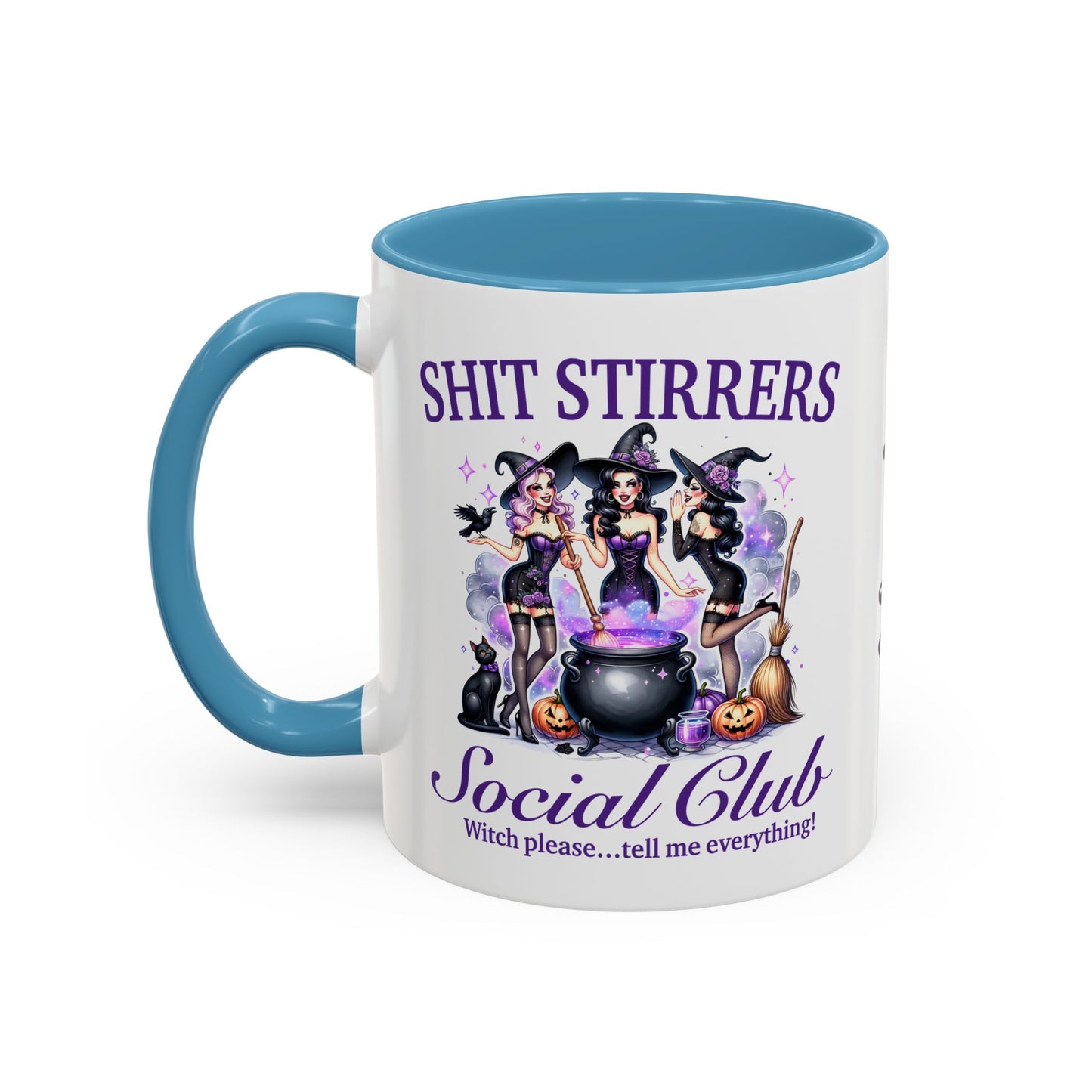Shit Stirrers Fun Halloween Themed Accent Coffee Mug (11, 15oz), #5111