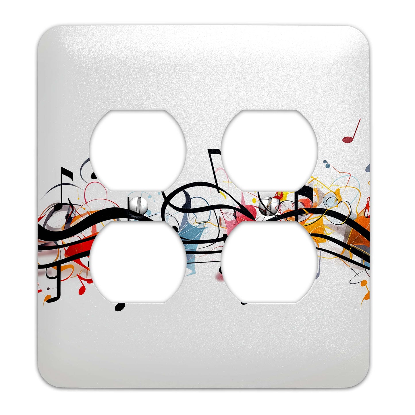Musical Composition Light Switch Cover - Metal SwitchPlate, Multiple Sizes - #5272