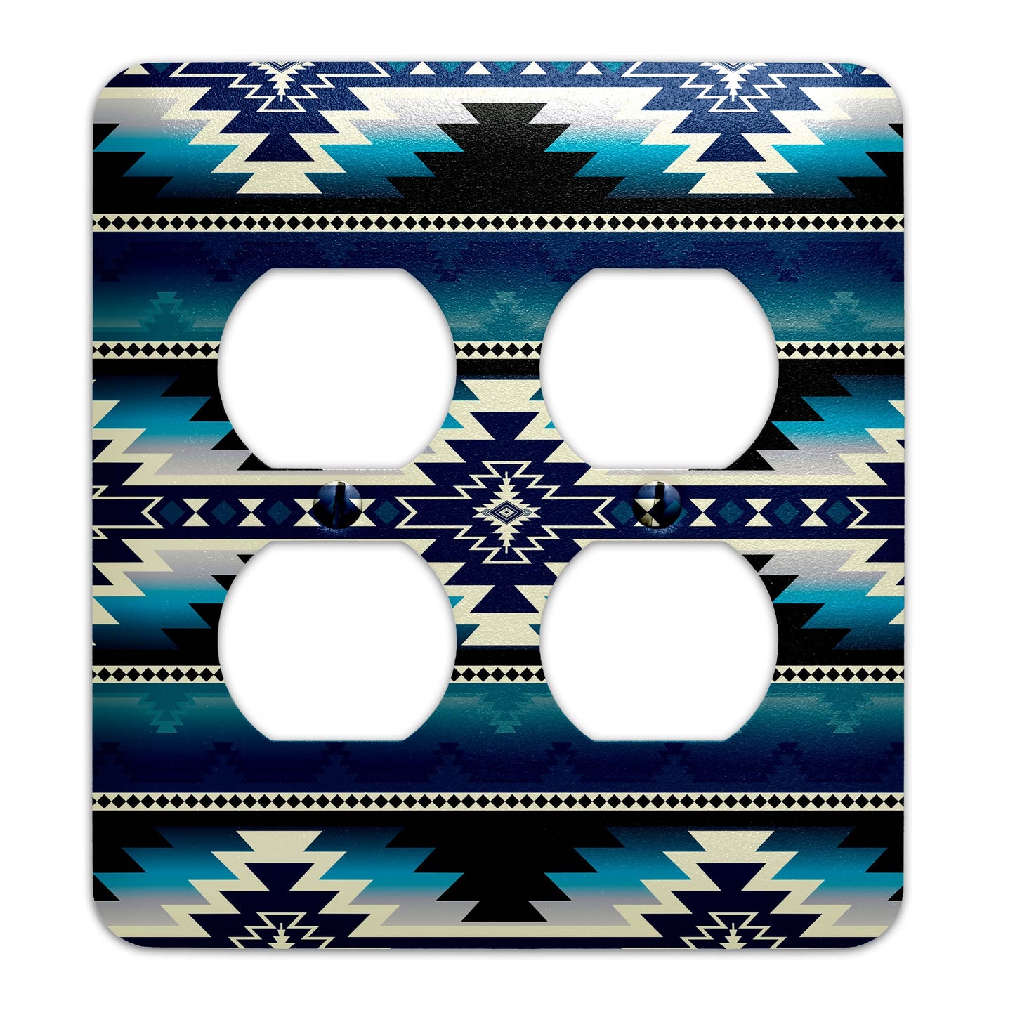 Southwestern Spirit Pattern Decorative Switchplate | Metal Light Switch Cover, Multiple Sizes, Wall Art, Home Decor - #5389