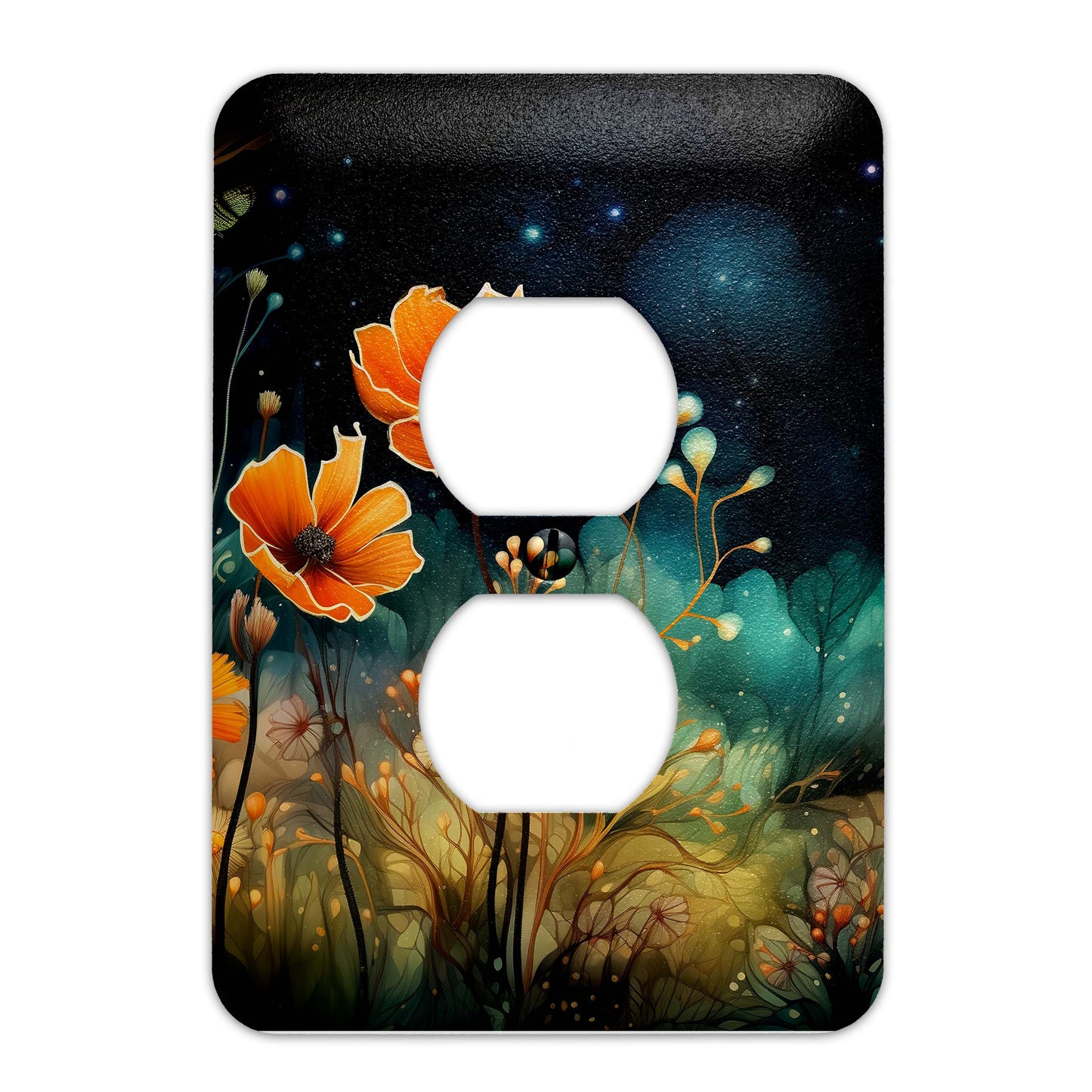 Decorative Switchplate - Enchanted Twilight Garden Metal Light Switch Cover, Multiple Sizes, Home Decor - #5334