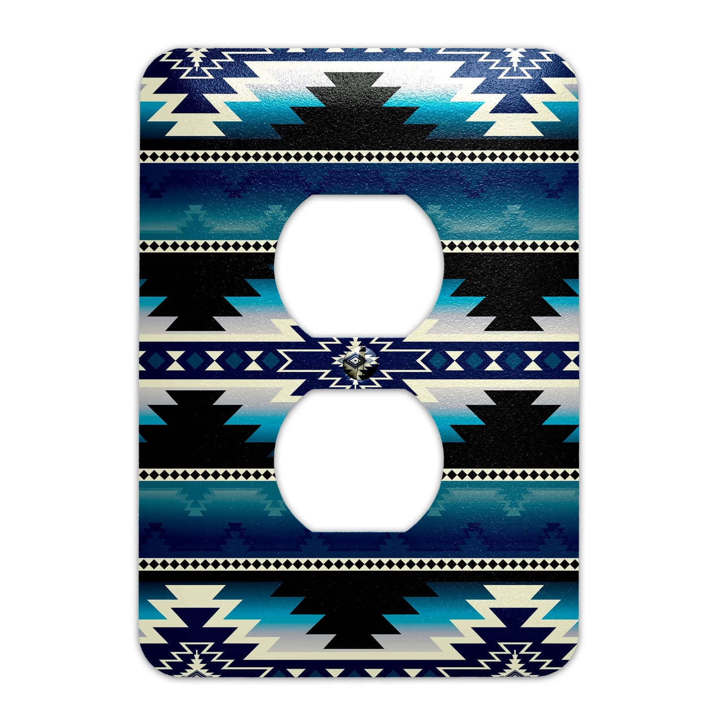 Southwestern Spirit Pattern Decorative Switchplate | Metal Light Switch Cover, Multiple Sizes, Wall Art, Home Decor - #5389