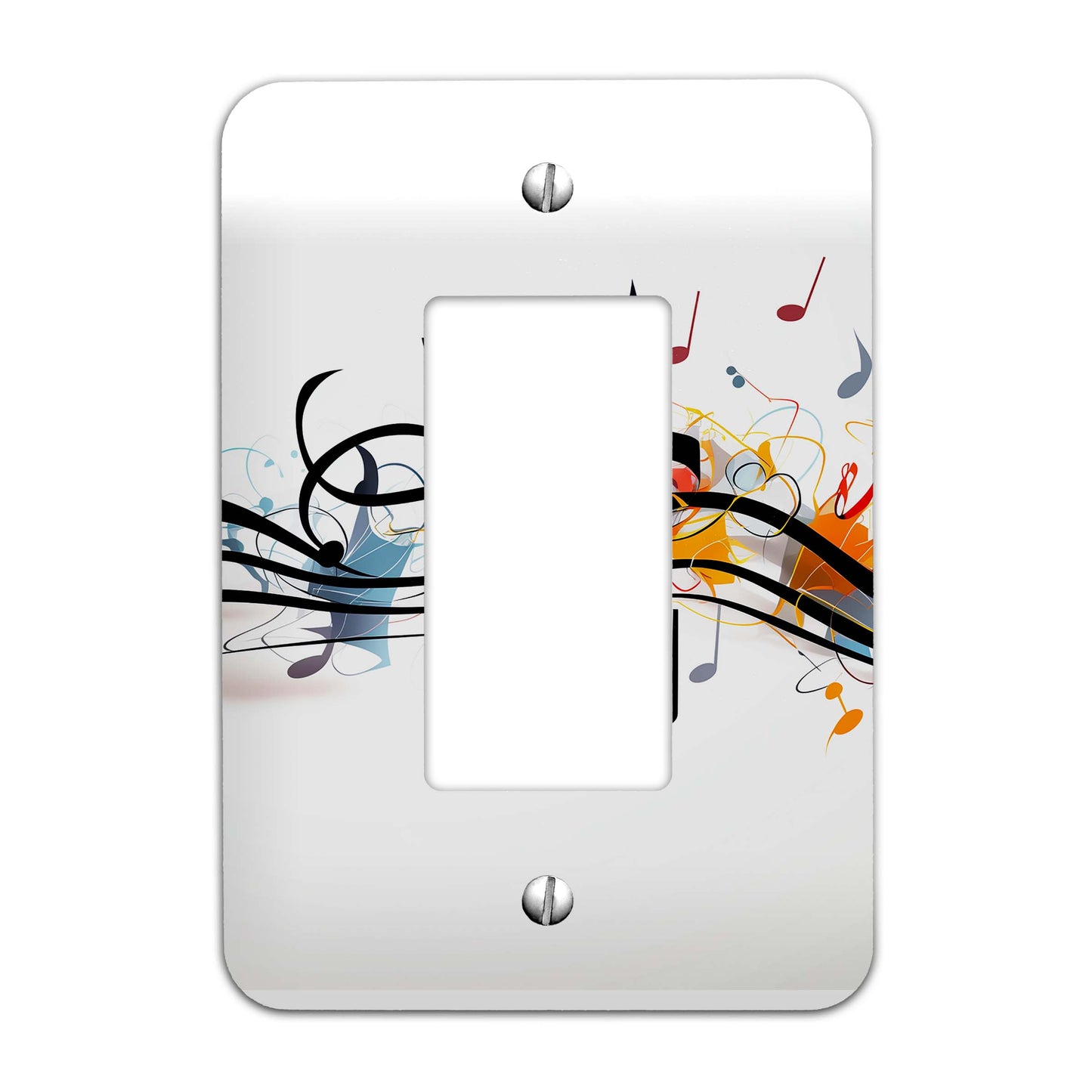 Musical Composition Light Switch Cover - Metal SwitchPlate, Multiple Sizes - #5272