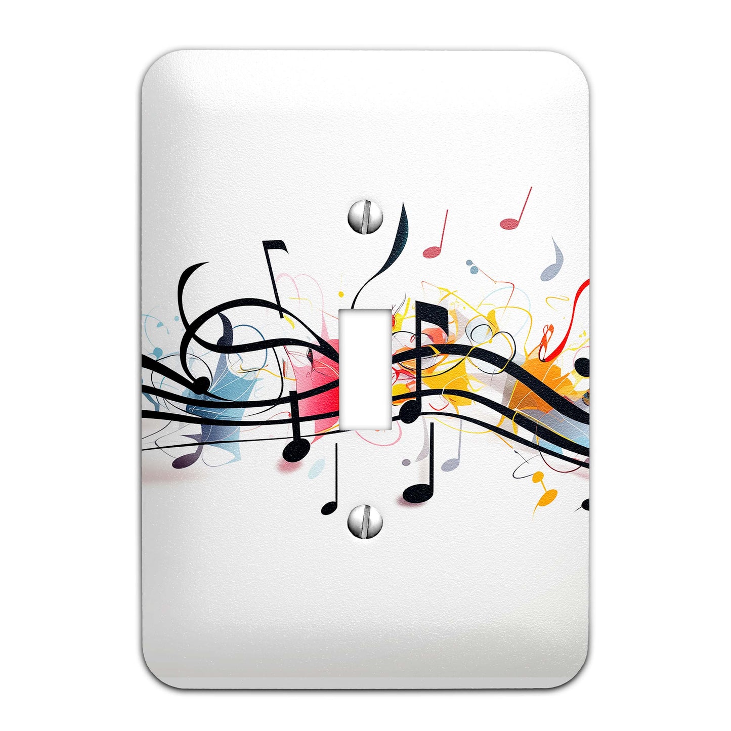 Musical Composition Light Switch Cover - Metal SwitchPlate, Multiple Sizes - #5272