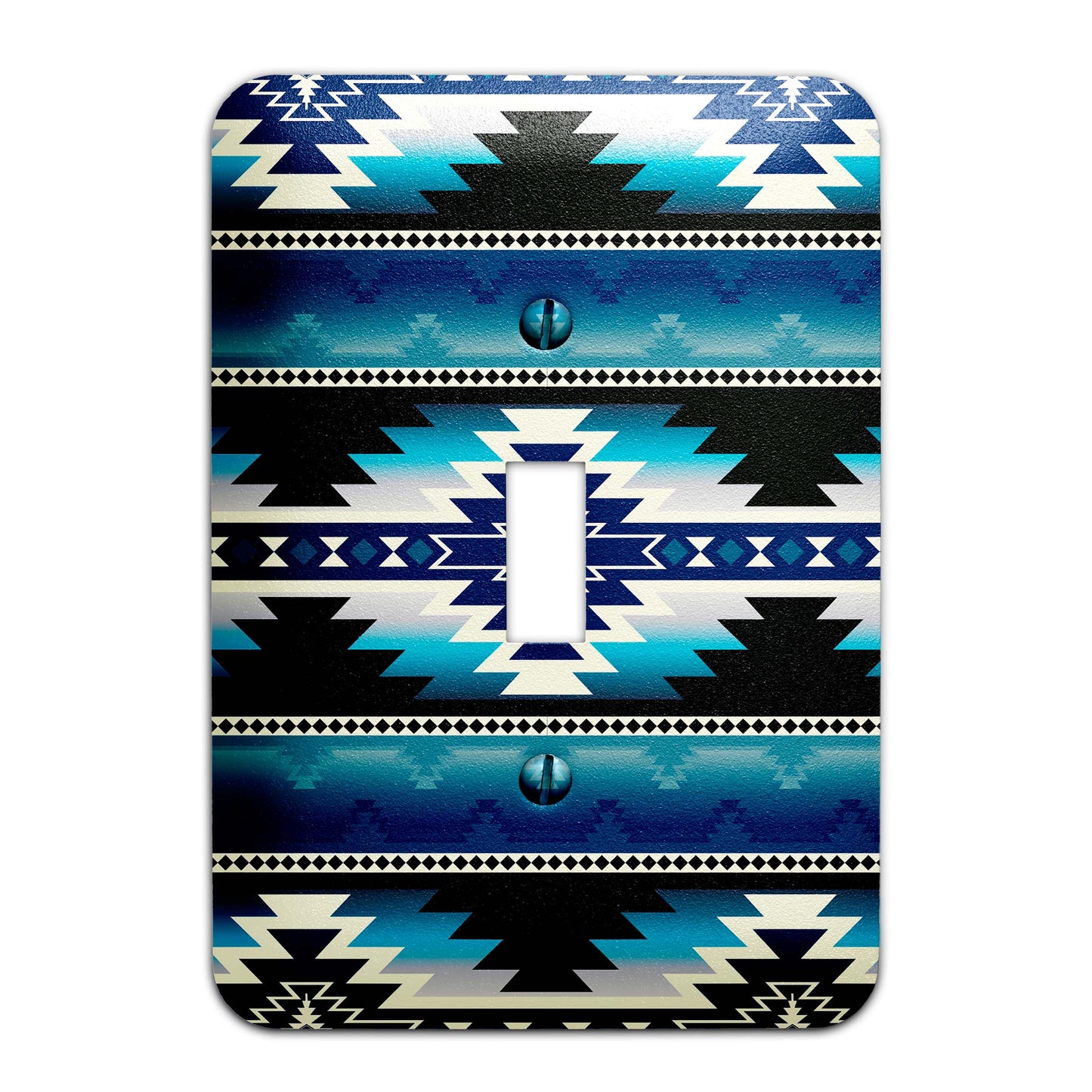 Southwestern Spirit Pattern Decorative Switchplate | Metal Light Switch Cover, Multiple Sizes, Wall Art, Home Decor - #5389