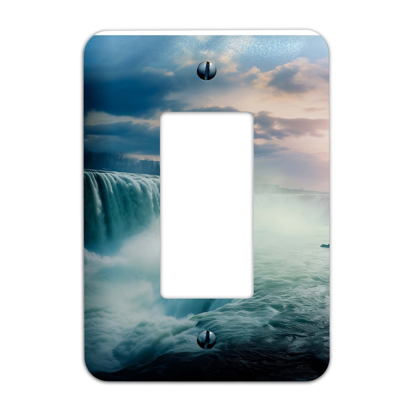 Metal Decorative Light Switch Plate Cover - Niagara Falls- Other Sizes Available #4754