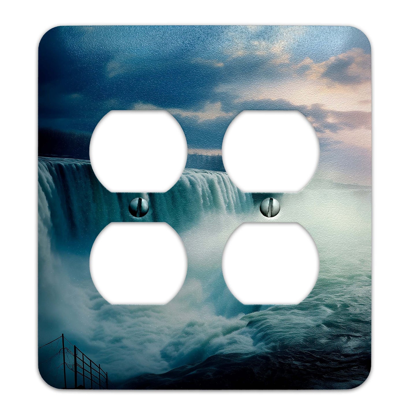 Metal Decorative Light Switch Plate Cover - Niagara Falls- Other Sizes Available #4754