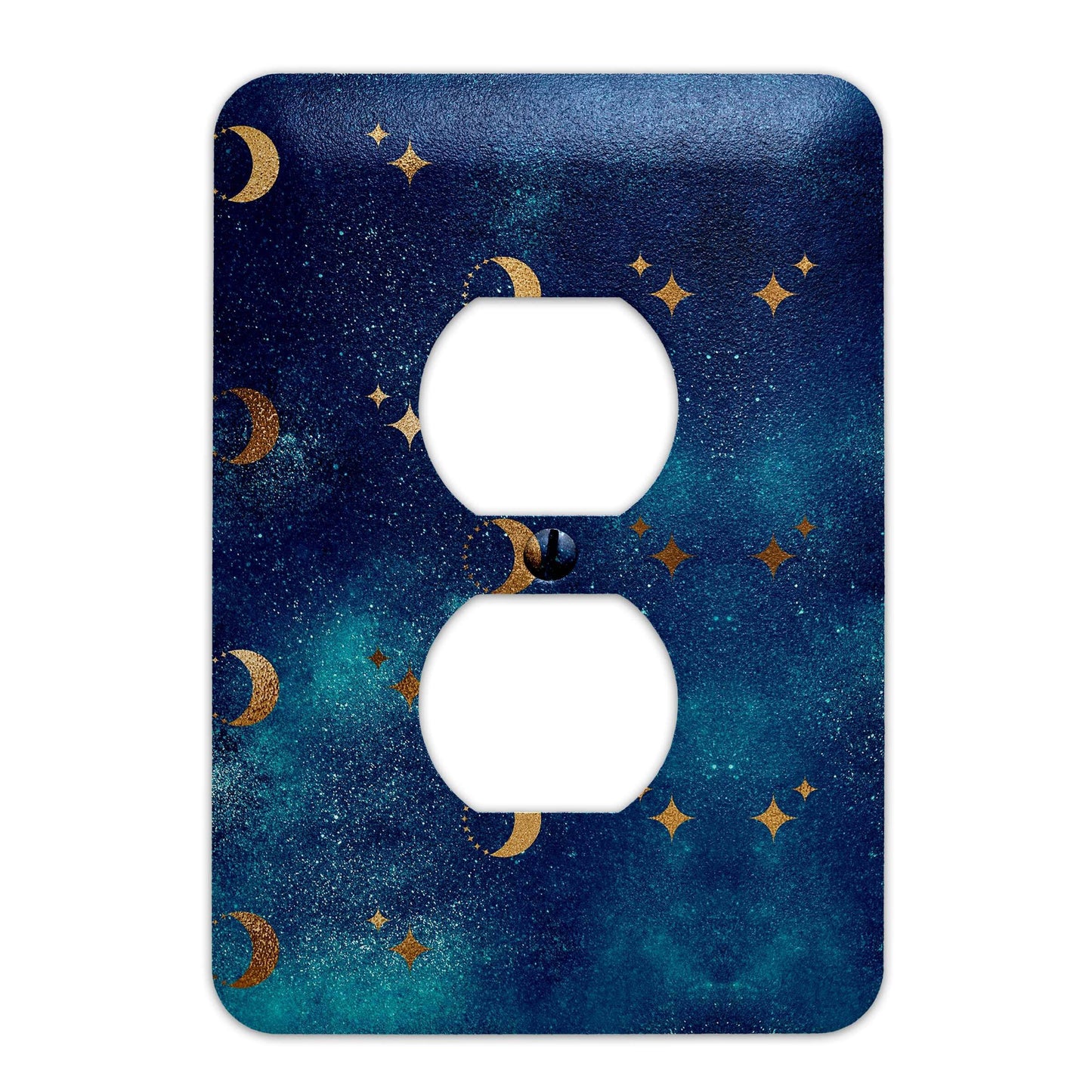 Metal Light Switch Plate Cover Galaxy Moons Decorative Light Switchplate Cover, Other Sizes Available, Home Decor, Lighting
