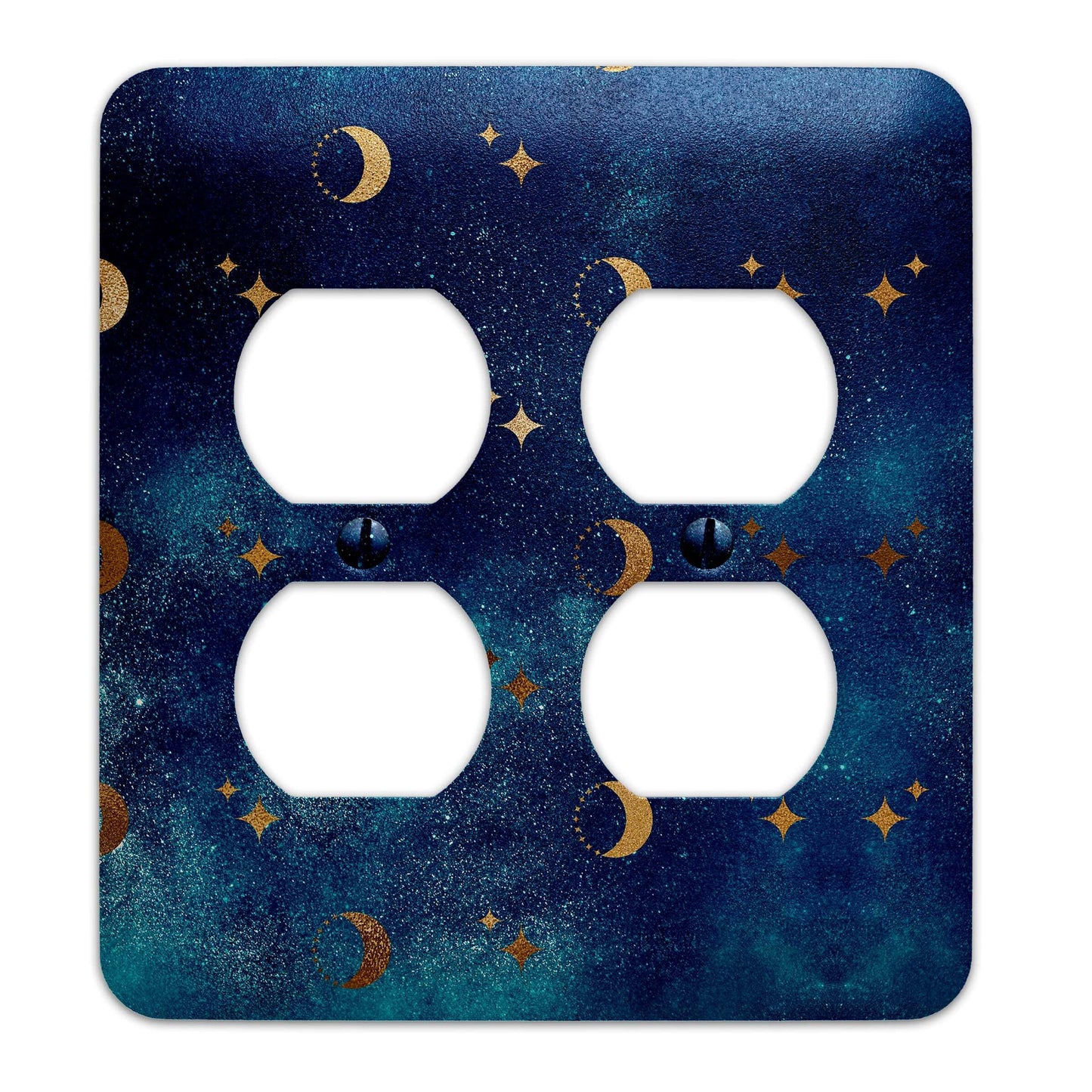 Metal Light Switch Plate Cover Galaxy Moons Decorative Light Switchplate Cover, Other Sizes Available, Home Decor, Lighting