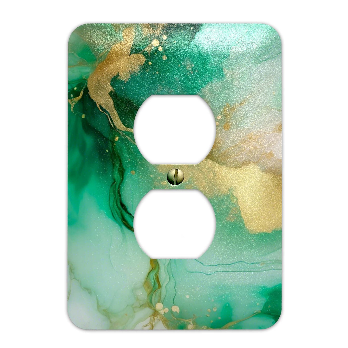 Green Marble Design Decorative Light Switchplate Cover, Other Sizes Available, Home Decor, Lighting #4936