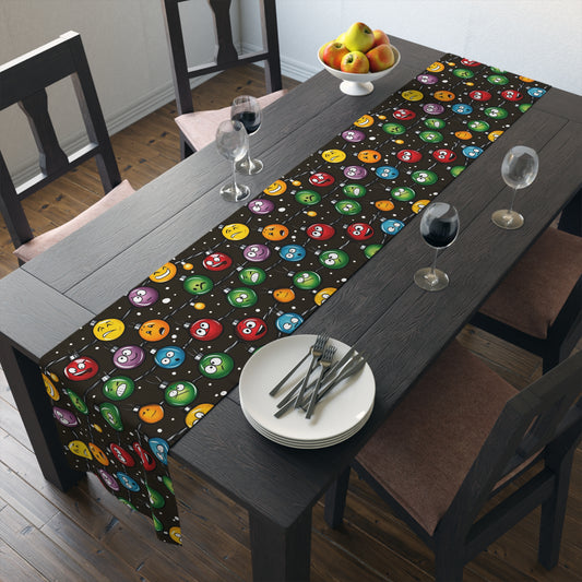 Table Runner, Goofy Christmas Lights, Home Decor Accent - Christmas Dining Room Table Decor