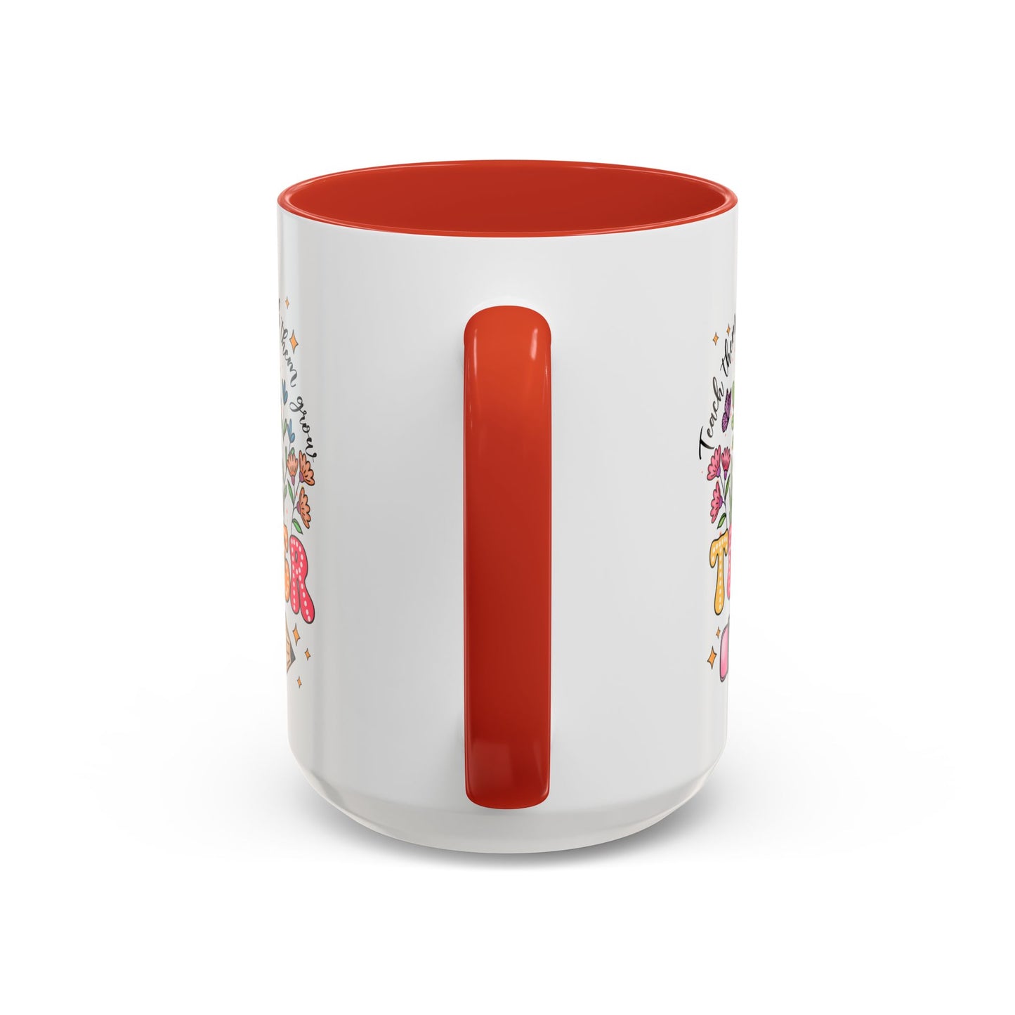 Teacher Wildflowers, Teacher Appreciation, Back to School, Graduation Gift,  Accent Coffee Mug (11, 15oz), #3065