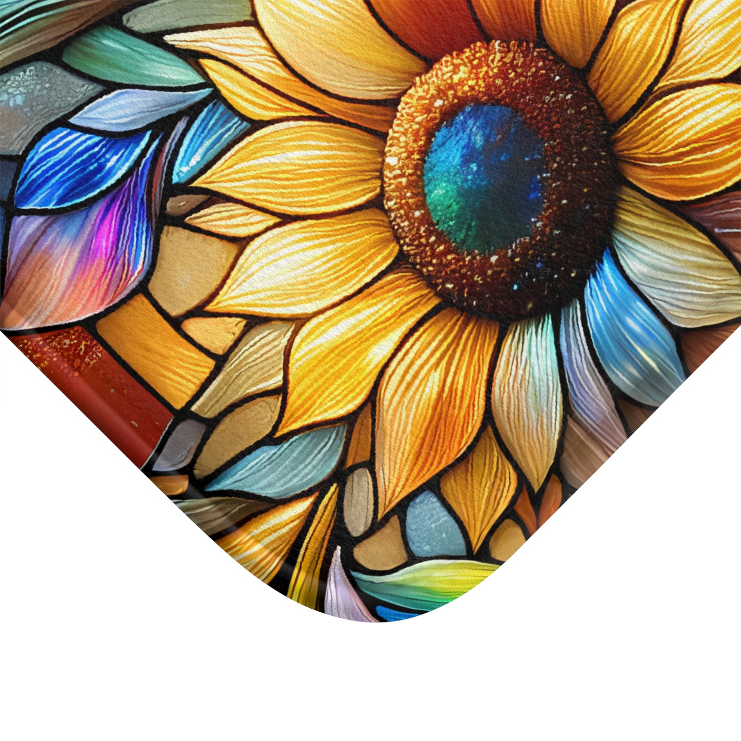 Bath Mat - Sunflower Meadow, Bathroom Decor, Floral Decor, Bathroom Art #5044