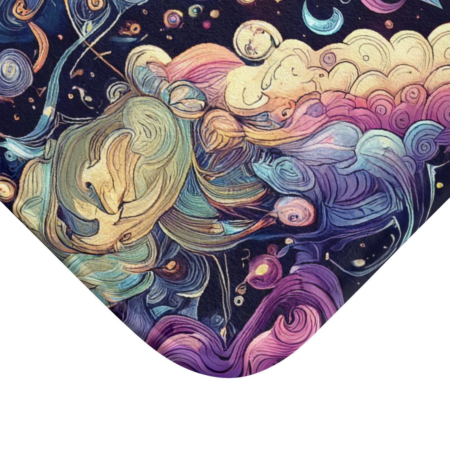Celestial Heavens Bath Accent Rug -  Bath Mat, Non-Slip, Mystical Decor #5156