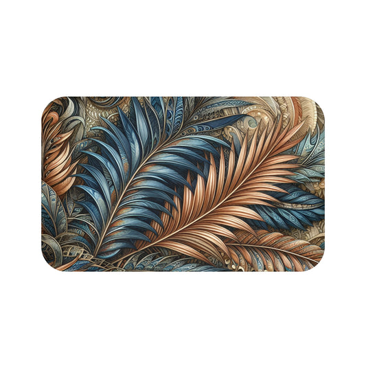 Elegant Ferns Bath Accent Rug -  Bath Mat, Non-Slip #5152