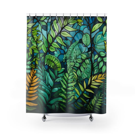 Flowing Ferns Shower Curtain, Bath Decor