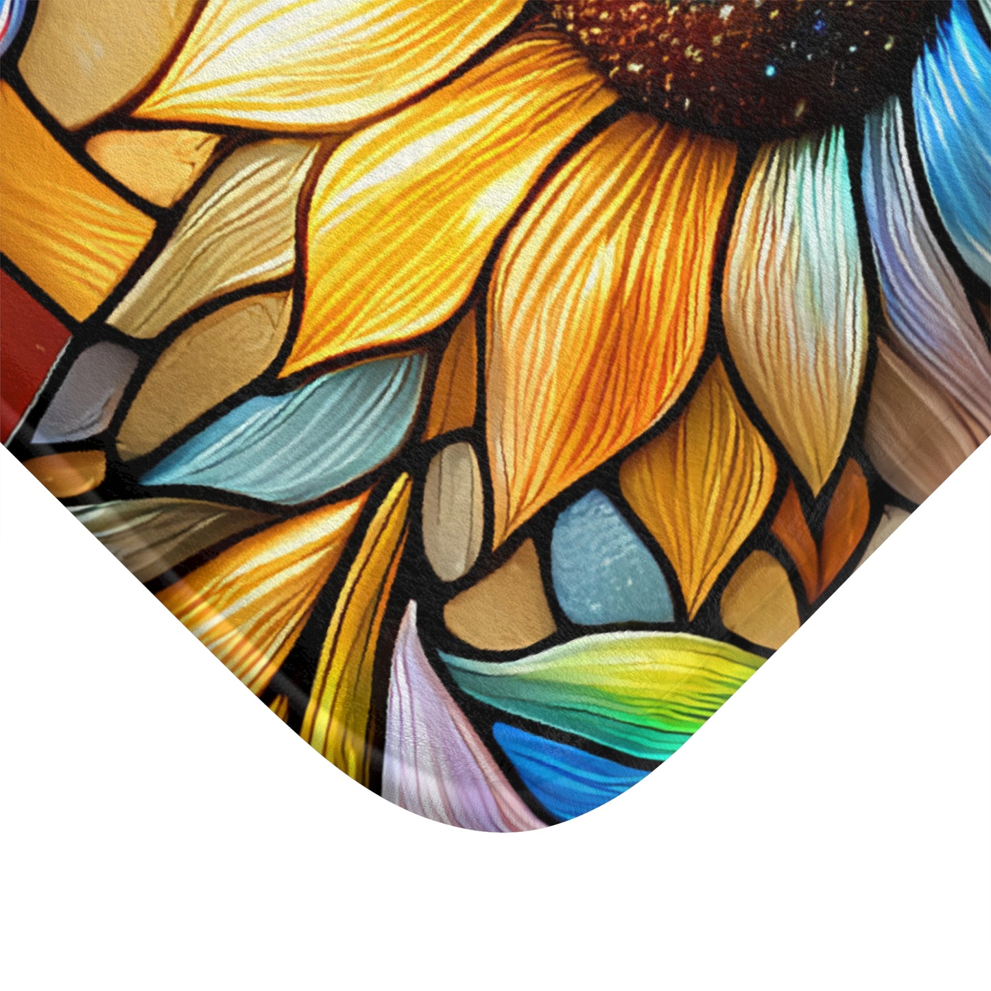 Bath Mat - Sunflower Meadow, Bathroom Decor, Floral Decor, Bathroom Art #5044