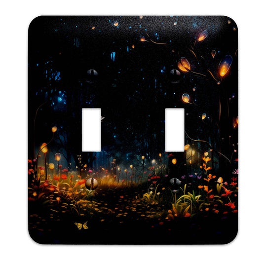 Decorative Switchplate -  Fireflies in the Meadow Light Switch Cover, Multiple Sizes, Home Decor - #5325