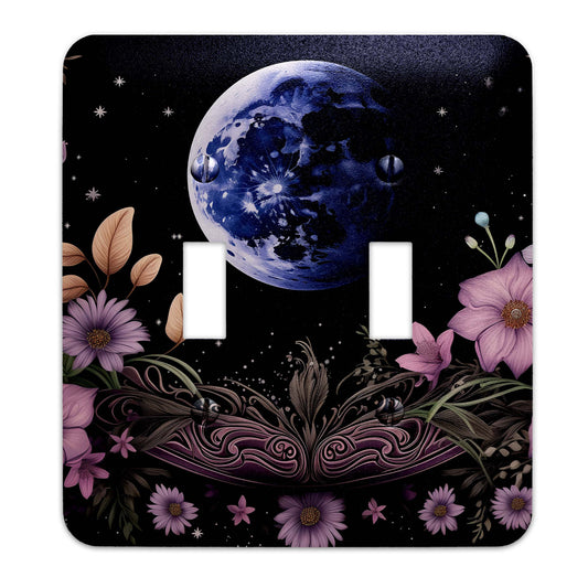 Decorative Switchplate - Enchanted Night Garden Light Switch Cover, Multiple Sizes, Home Decor - #5332