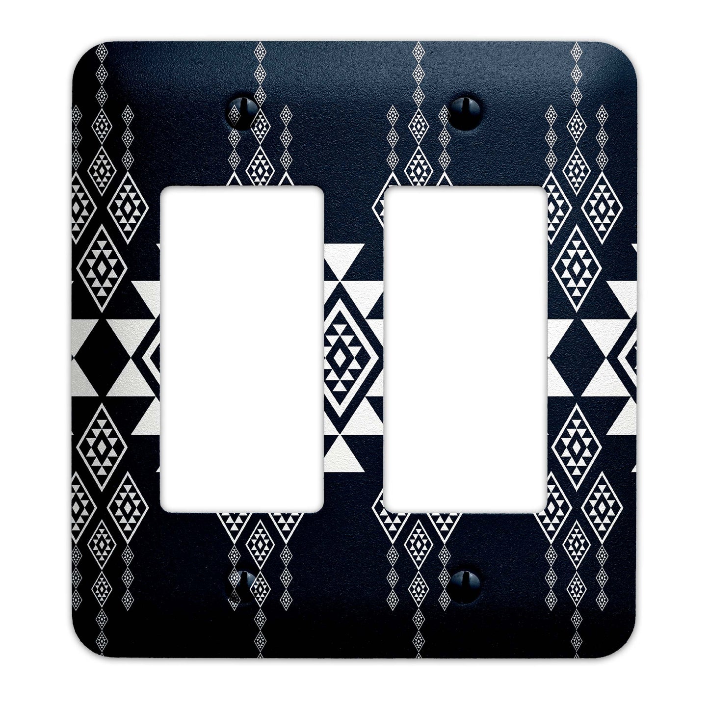 Southwest Tribal Decorative Switchplate | Metal Light Switch Cover, Multiple Sizes, Home Decor - #5375