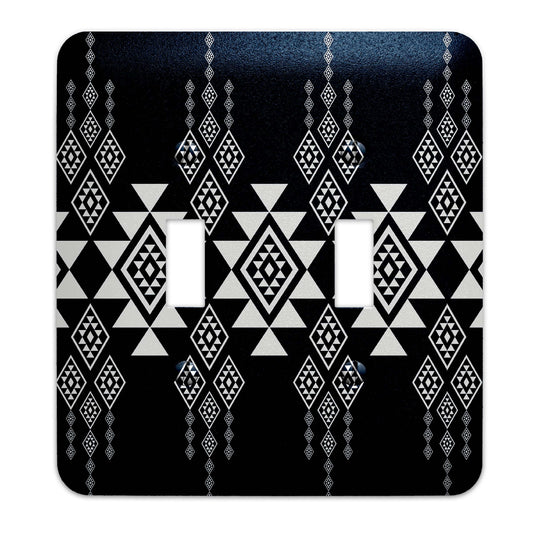 Southwest Tribal Decorative Switchplate | Metal Light Switch Cover, Multiple Sizes, Home Decor - #5375