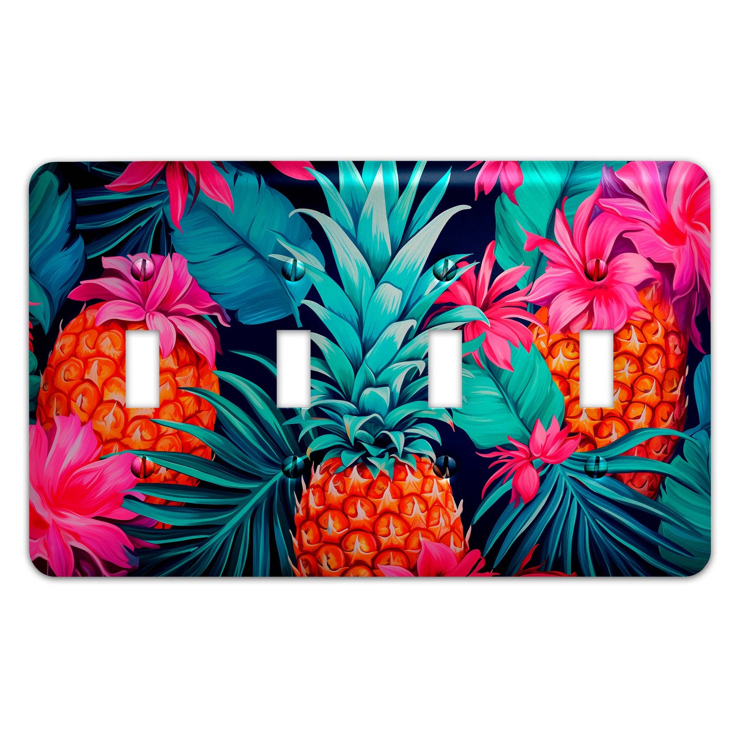 Island Paradise Decorative Switchplate | Metal Light Switch Cover, Multiple Sizes, Home Decor - #5379