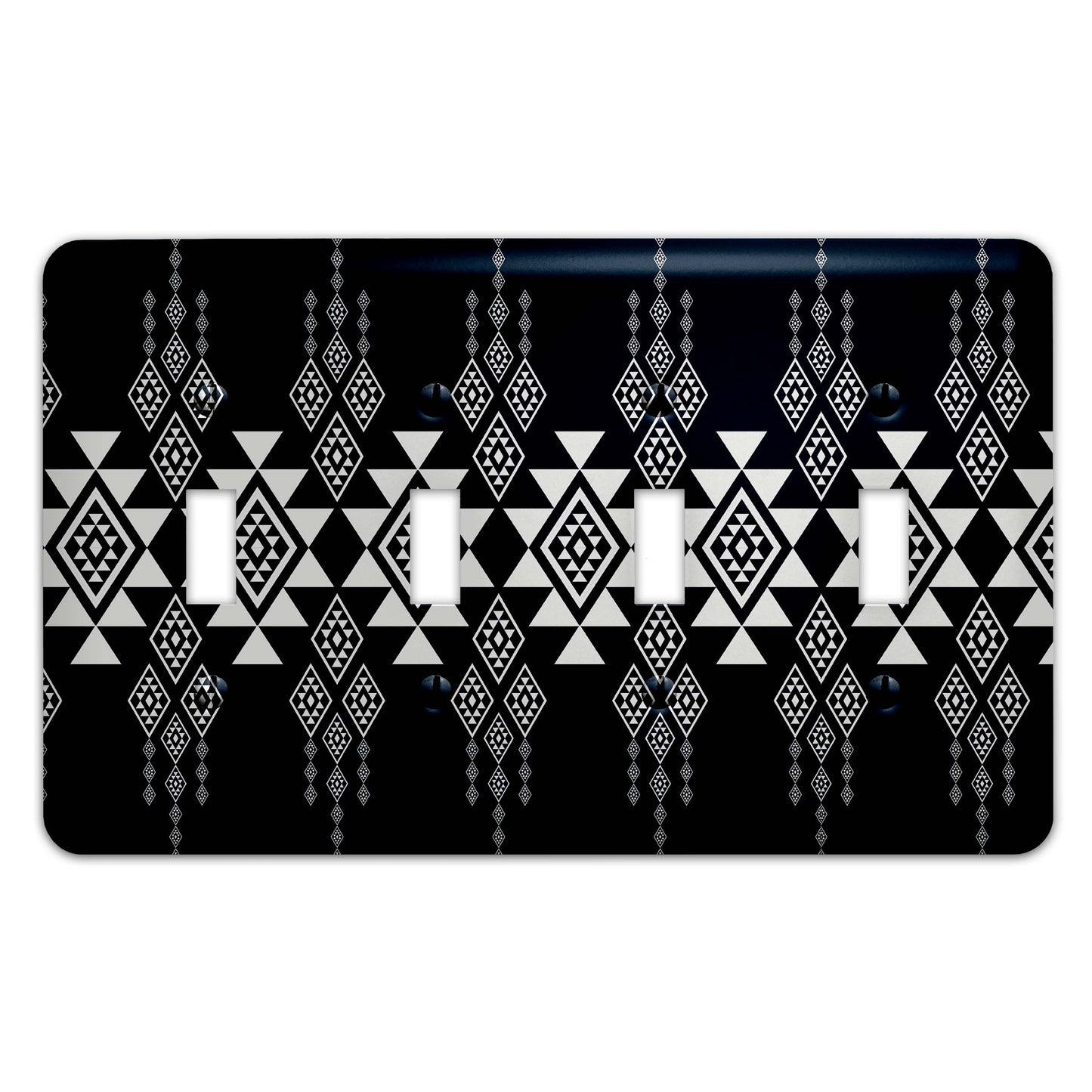 Southwest Tribal Decorative Switchplate | Metal Light Switch Cover, Multiple Sizes, Home Decor - #5375