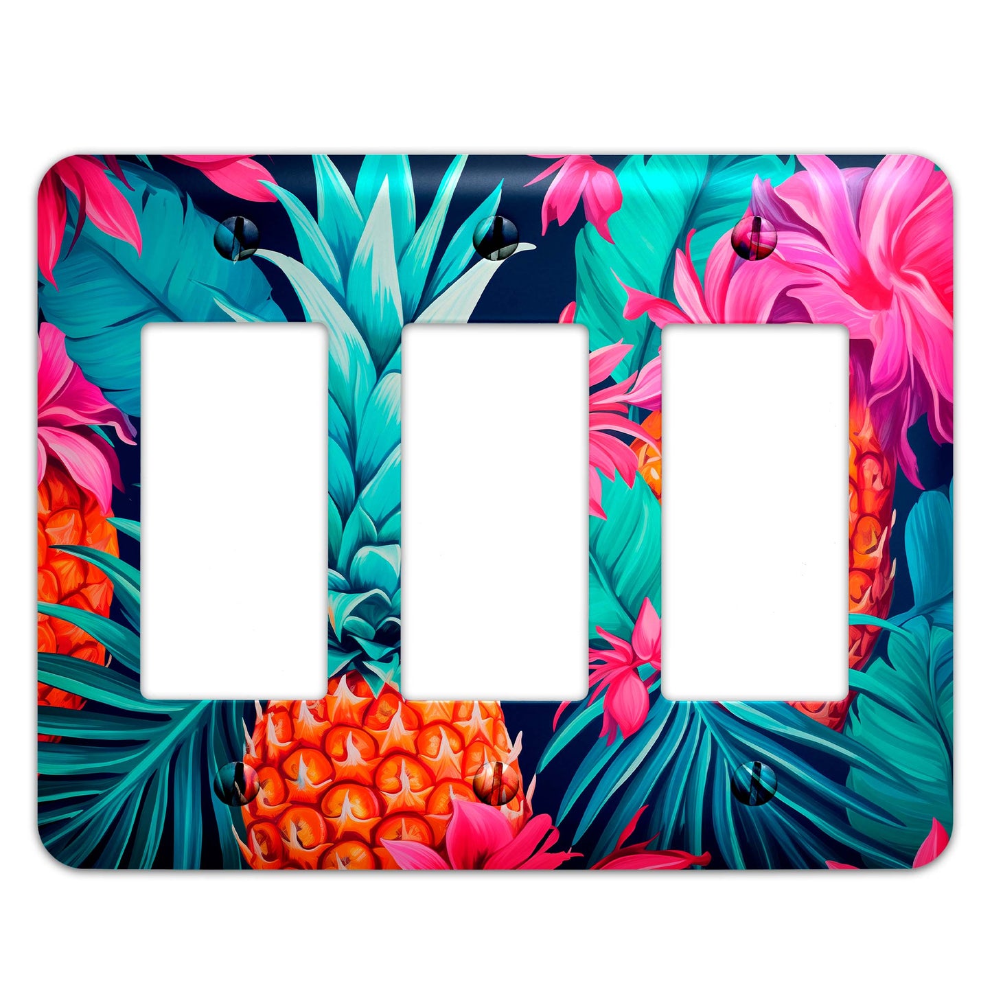 Island Paradise Decorative Switchplate | Metal Light Switch Cover, Multiple Sizes, Home Decor - #5379