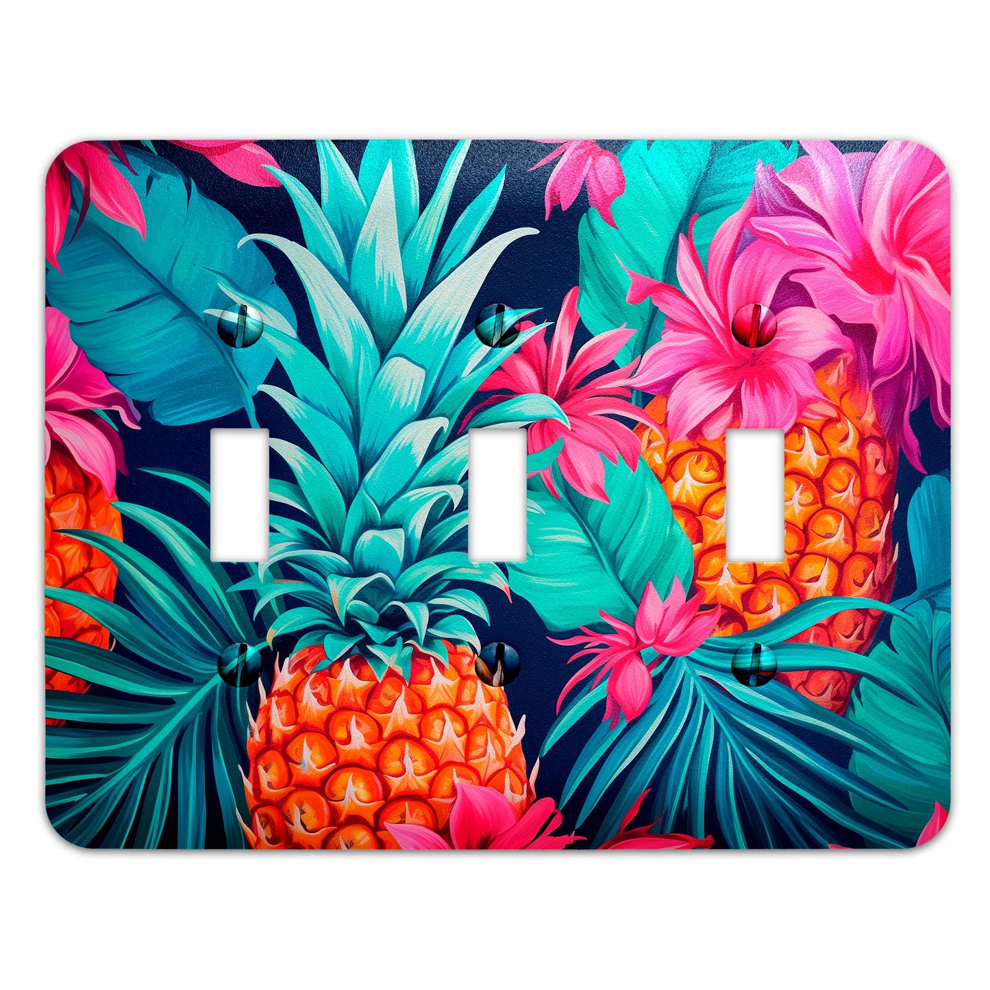 Island Paradise Decorative Switchplate | Metal Light Switch Cover, Multiple Sizes, Home Decor - #5379