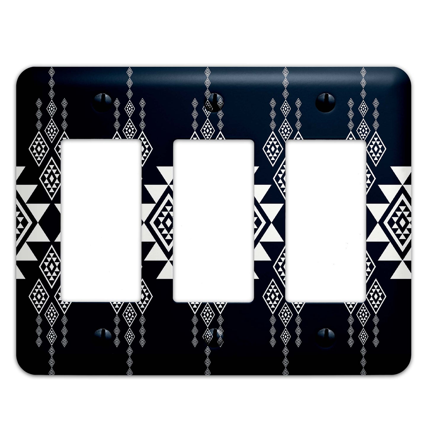 Southwest Tribal Decorative Switchplate | Metal Light Switch Cover, Multiple Sizes, Home Decor - #5375