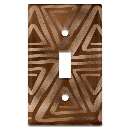 Metal Light Switch Plate Cover Coffee #2923 Decorative Light Switchplate Cover, Other Sizes Available, Home Decor, Lighting