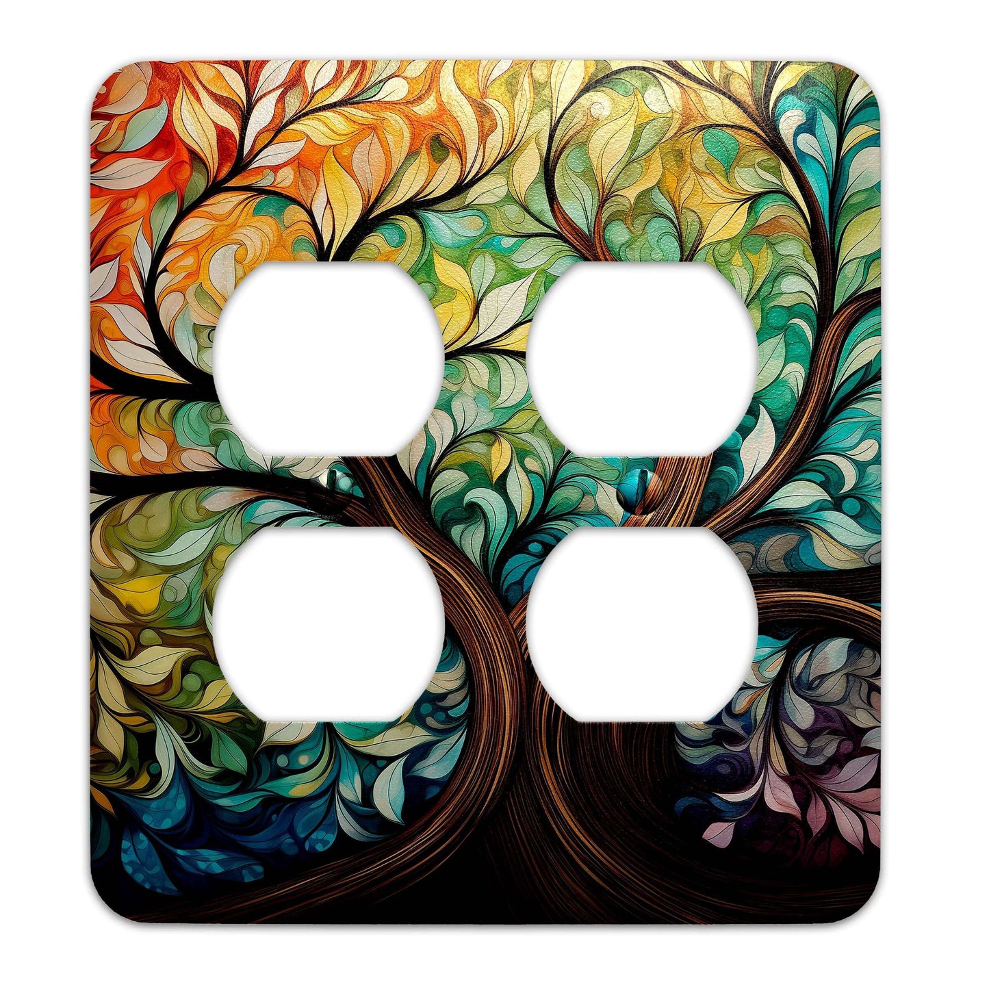 Tree of Life Decorative Light Switchplate Cover, Other Sizes Available, Home Decor, Lighting #4897