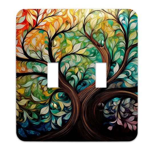 Tree of Life Decorative Light Switchplate Cover, Other Sizes Available, Home Decor, Lighting #4897