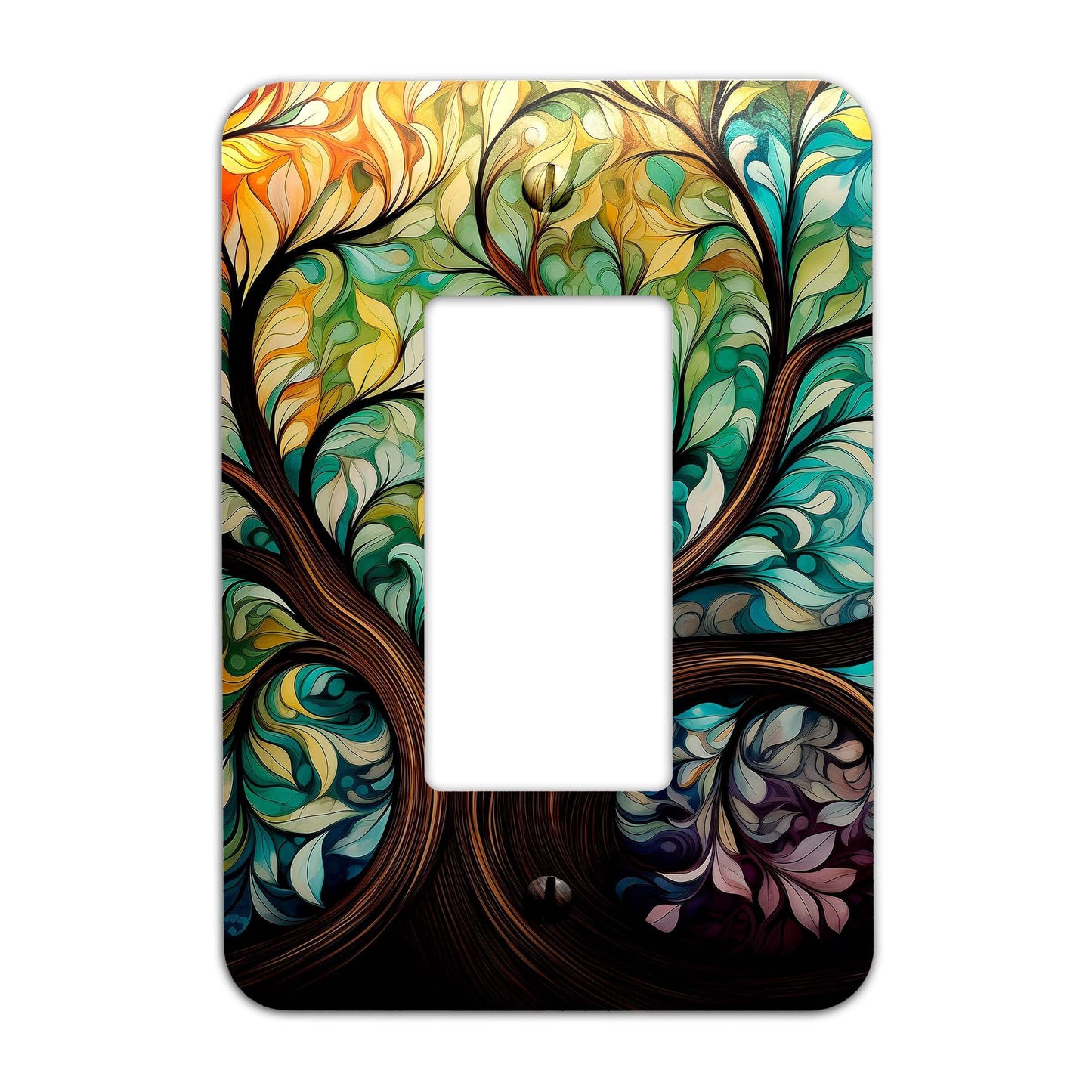 Tree of Life Decorative Light Switchplate Cover, Other Sizes Available, Home Decor, Lighting #4897