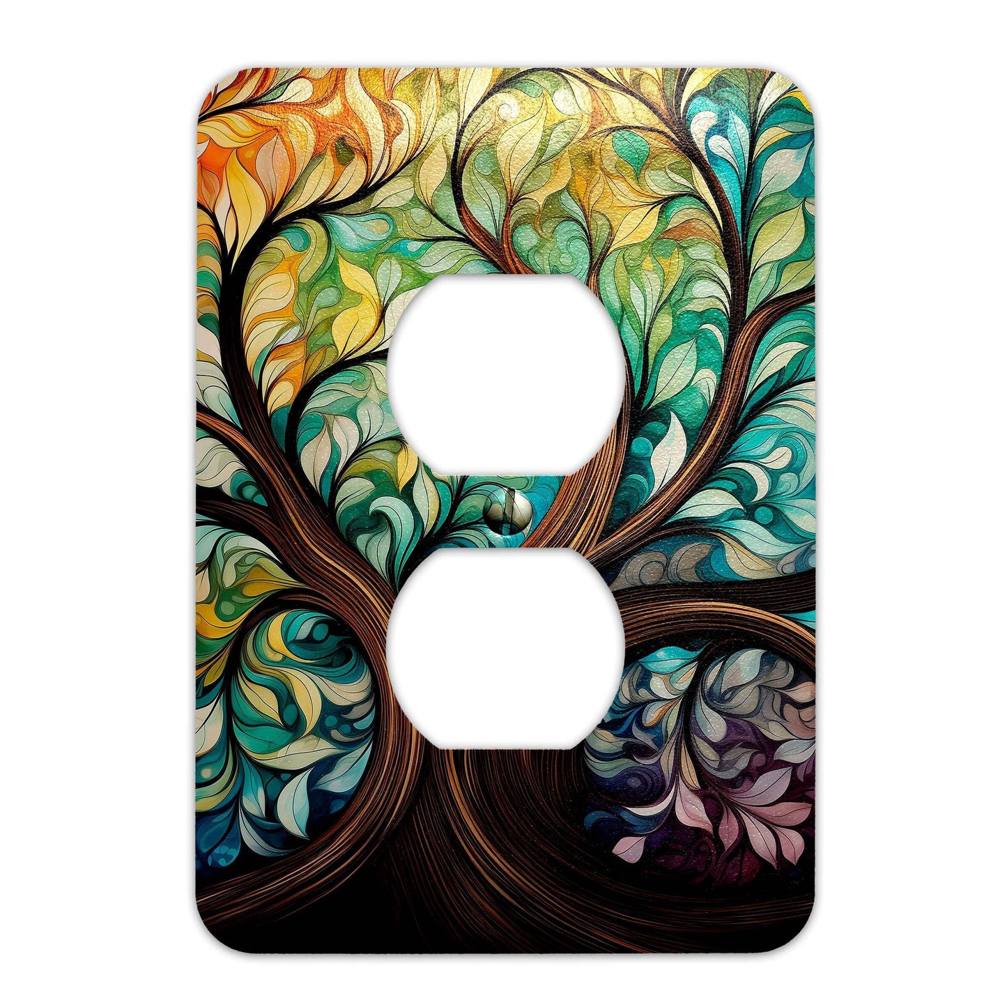 Tree of Life Decorative Light Switchplate Cover, Other Sizes Available, Home Decor, Lighting #4897