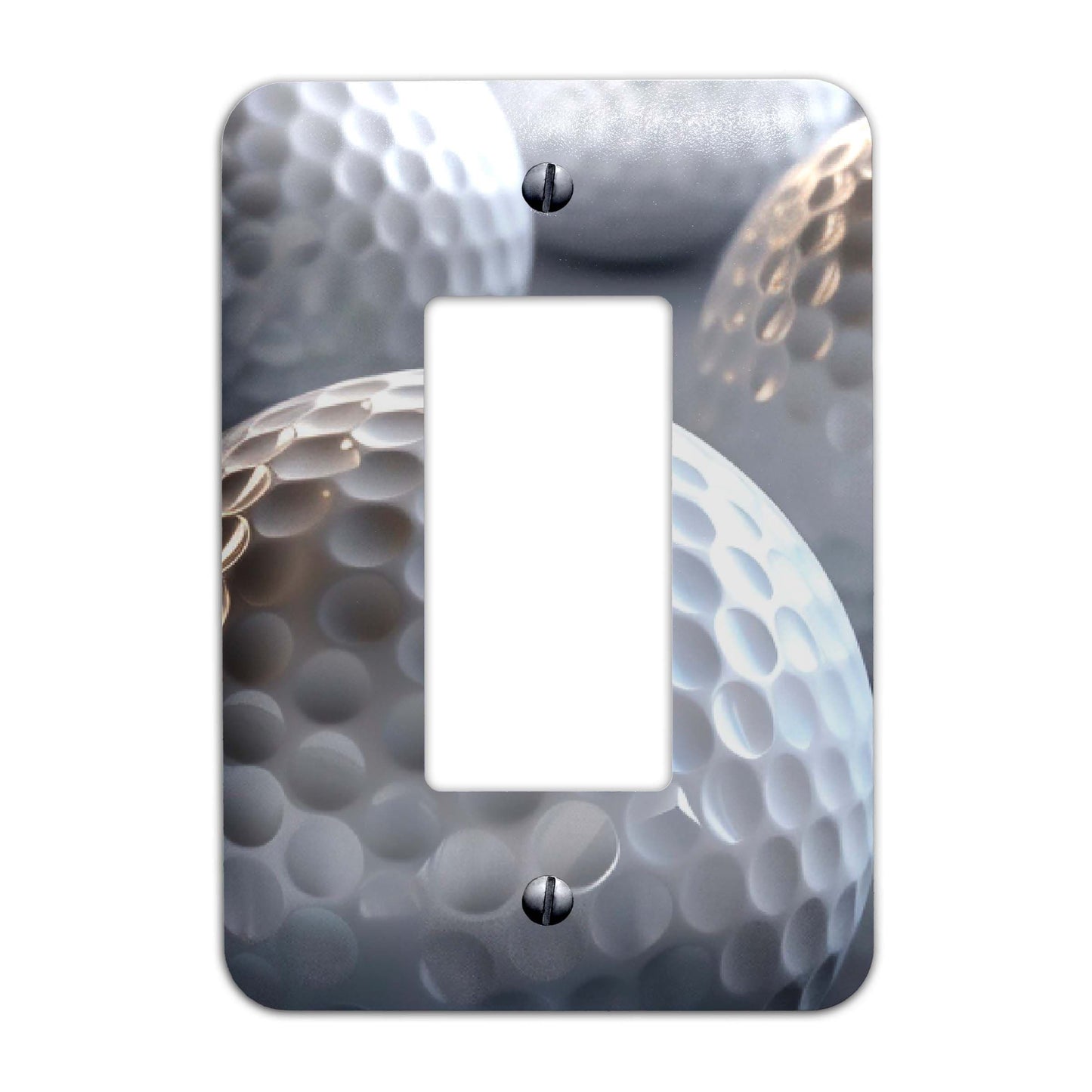 Golf Balls Design Decorative Light Switchplate Cover, Other Sizes Available, Home Decor, Lighting #4926