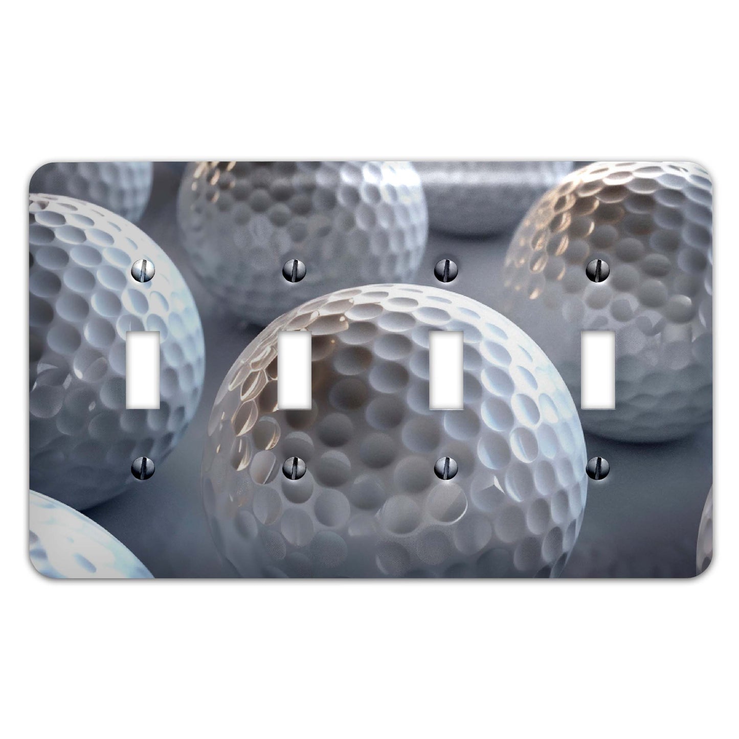 Golf Balls Design Decorative Light Switchplate Cover, Other Sizes Available, Home Decor, Lighting #4926