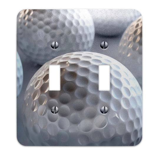 Golf Balls Design Decorative Light Switchplate Cover, Other Sizes Available, Home Decor, Lighting #4926