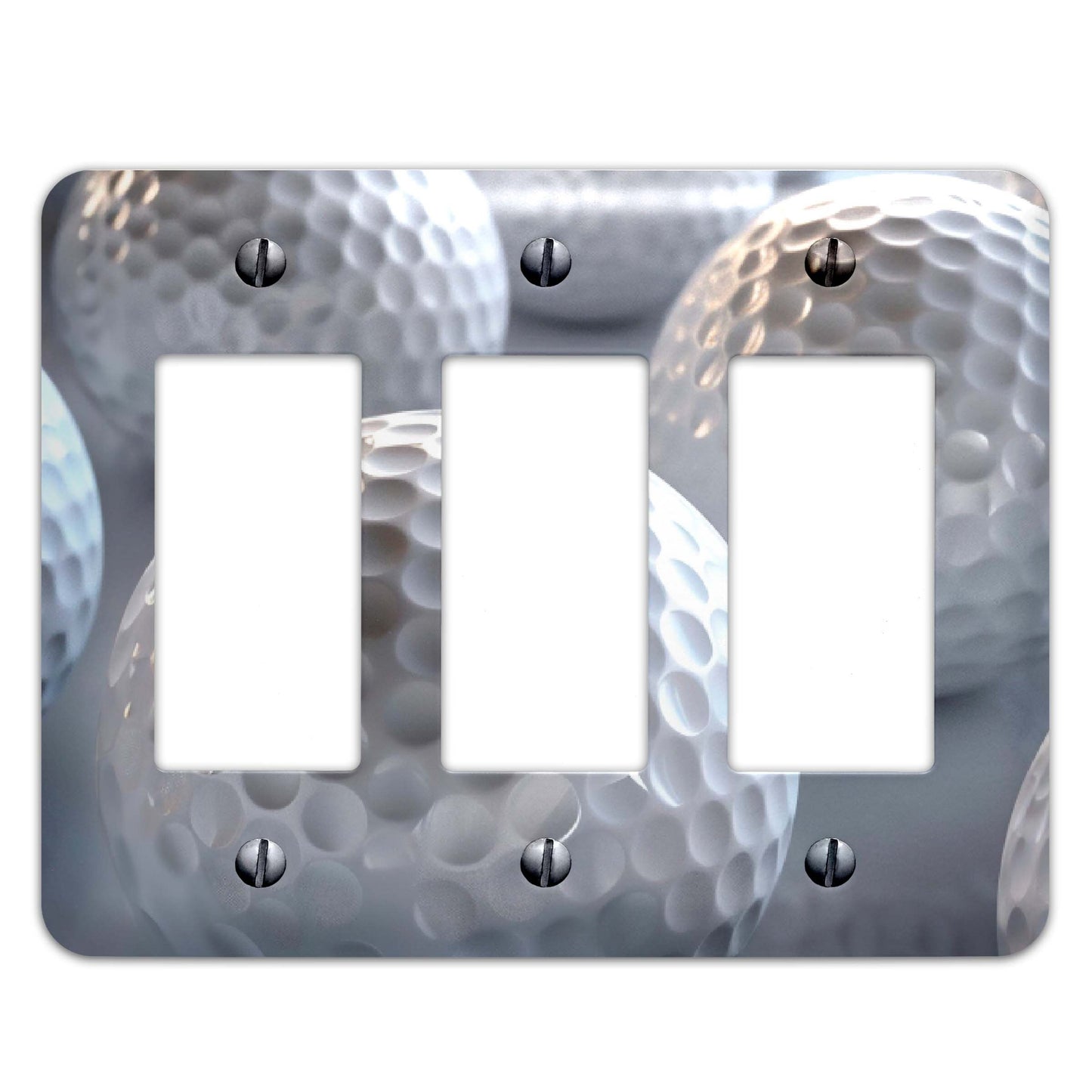 Golf Balls Design Decorative Light Switchplate Cover, Other Sizes Available, Home Decor, Lighting #4926